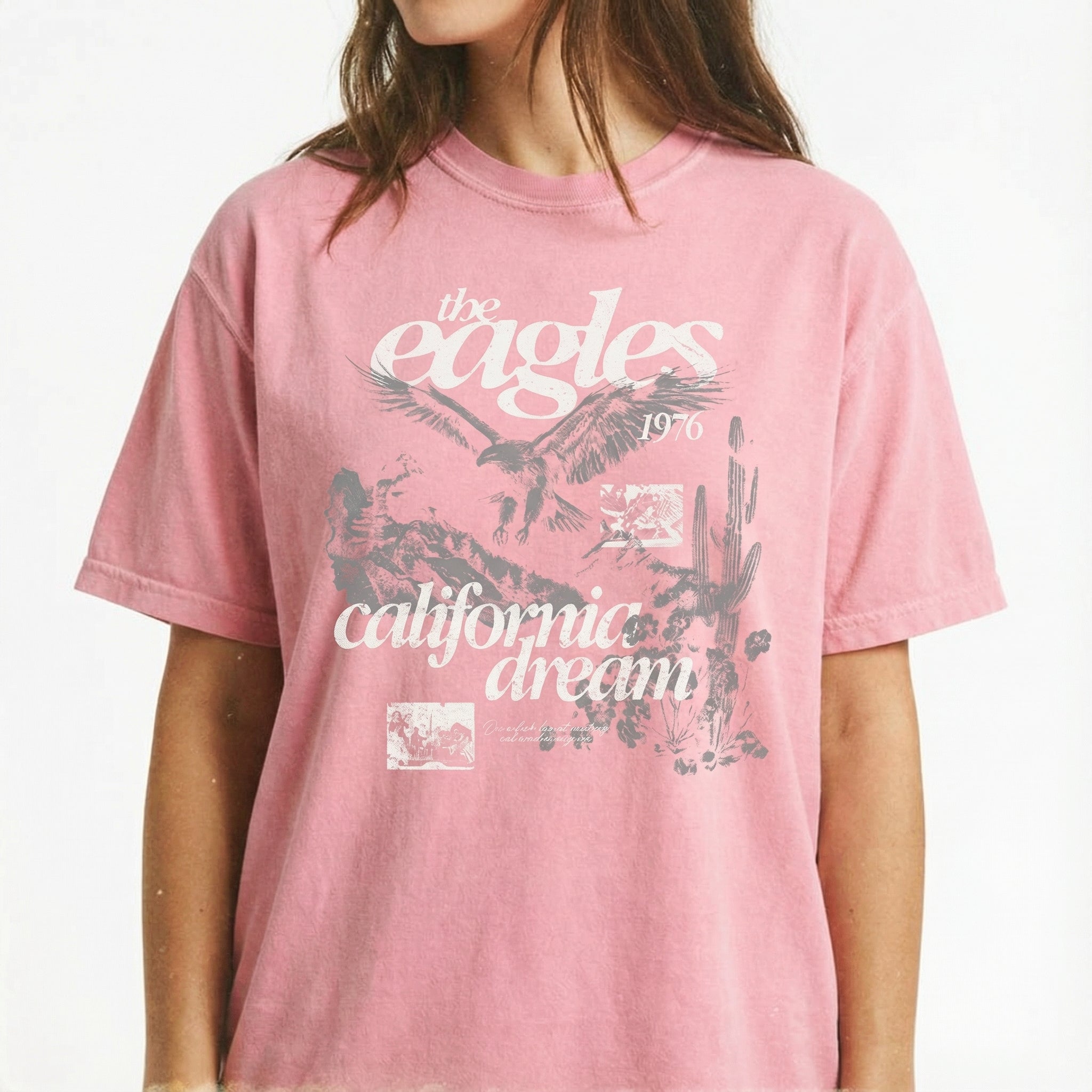 Vintage Eagle Graphic Tee – Aesthetic Retro Screenprint T-Shirt