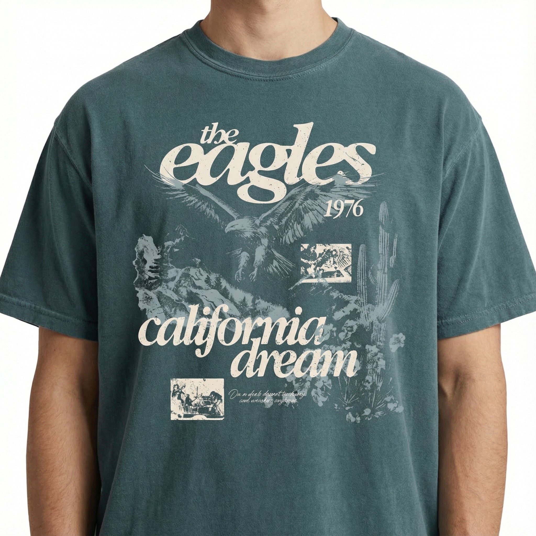 Vintage Eagle Graphic Tee – Aesthetic Retro Screenprint T-Shirt