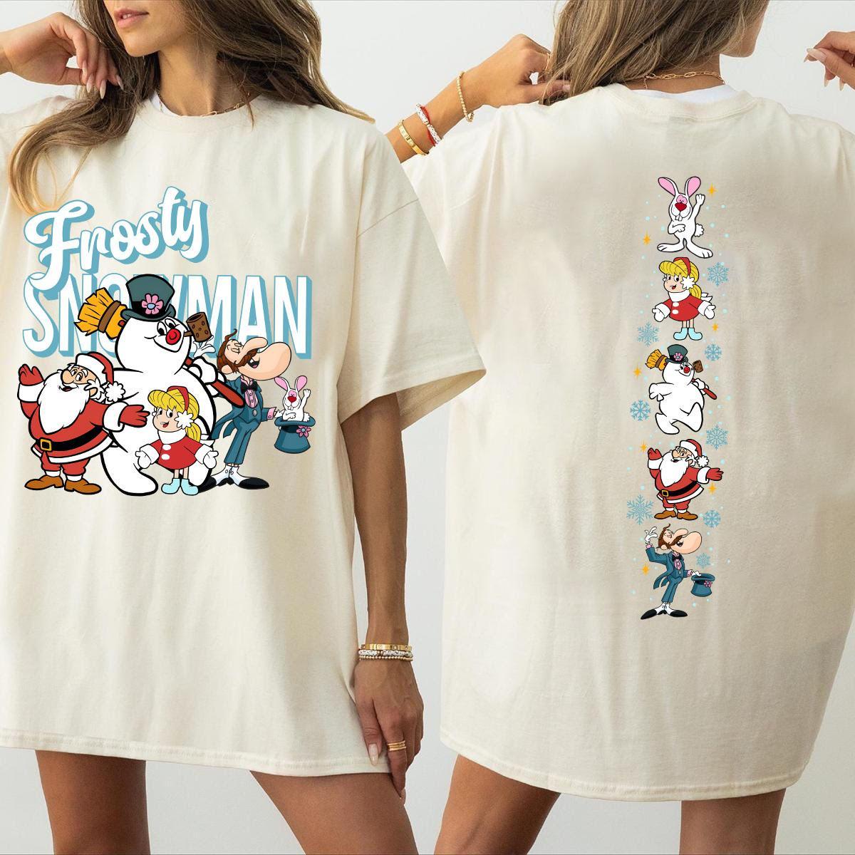 Vintage Frosty the Snowman Sweatshirt Retro Christmas Movie Shirt Holiday Crewneck