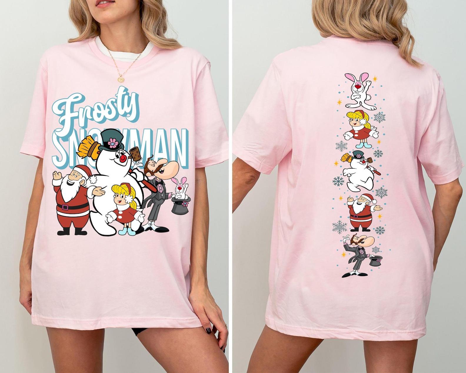 Vintage Frosty the Snowman Sweatshirt Retro Christmas Movie Shirt Funny Xmas Gift Crewneck