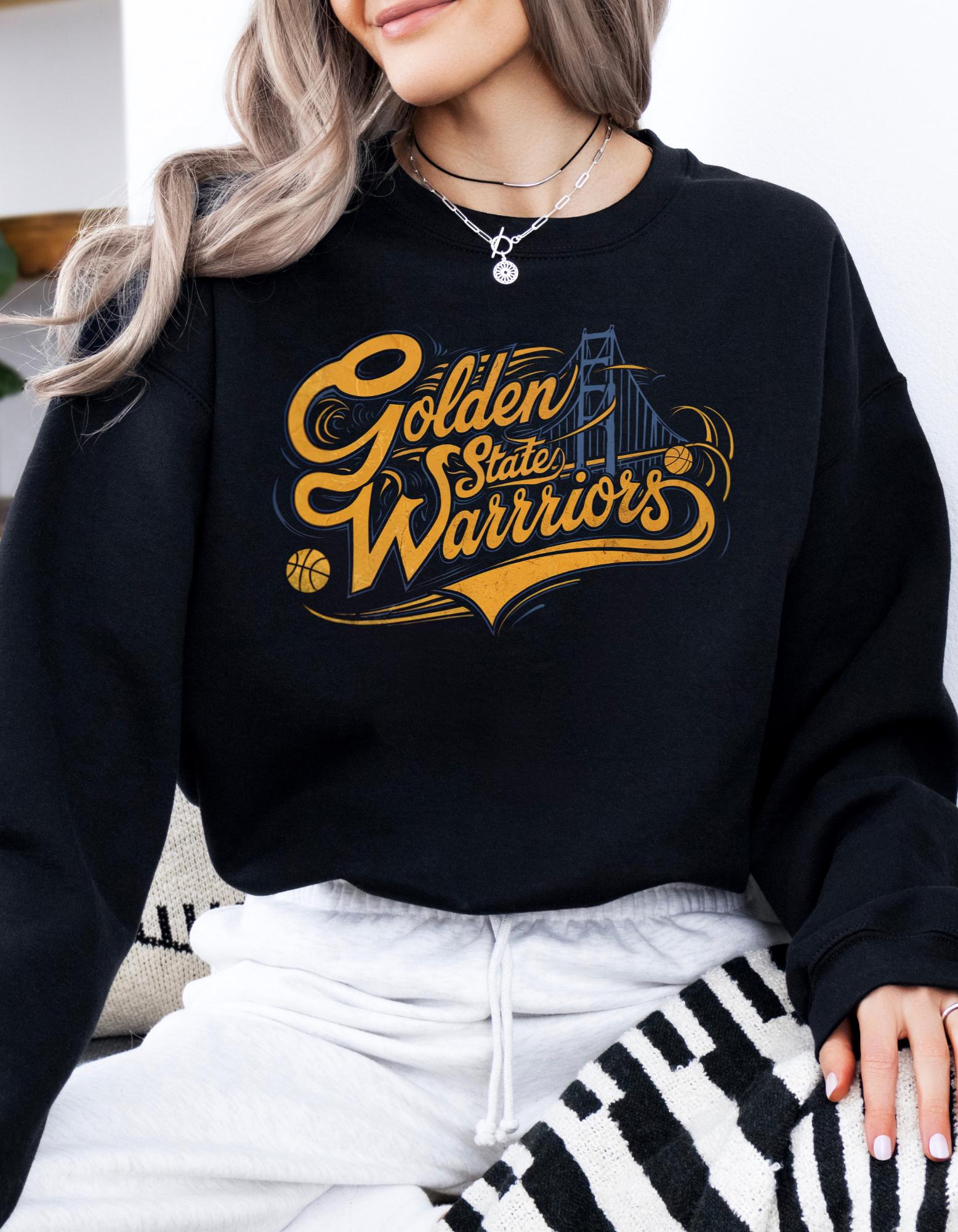 Vintage Bay Area Basketball Sweatshirt – Soft Retro Style Fan Crewneck Shirt