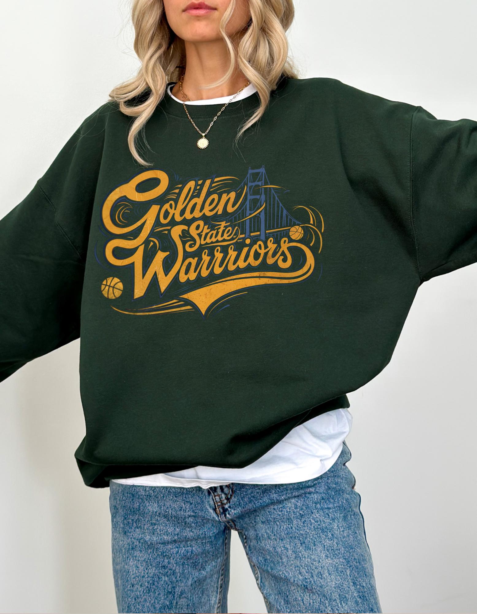Vintage Bay Area Basketball Sweatshirt – Soft Retro Style Fan Crewneck Shirt