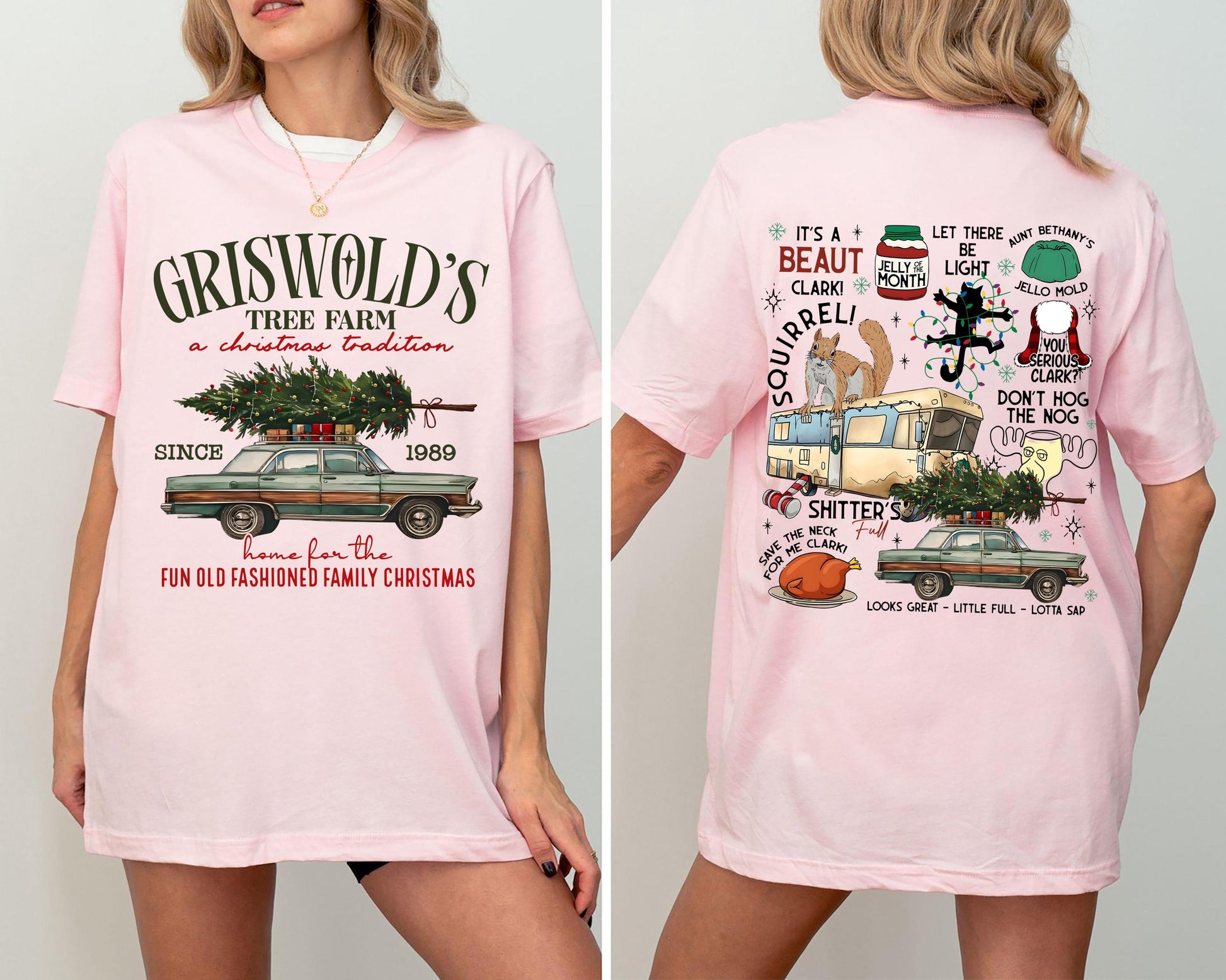 Vintage Griswold Christmas Tree Farm Sweatshirt Fun Old Fashioned Family Christmas Shirt Since 1989 Holiday Crewneck
