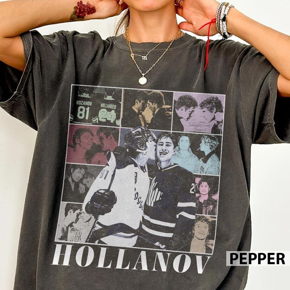 Vintage Hockey Romance Graphic T-Shirt – Retro Hudson x Connor Sports Fan Tee