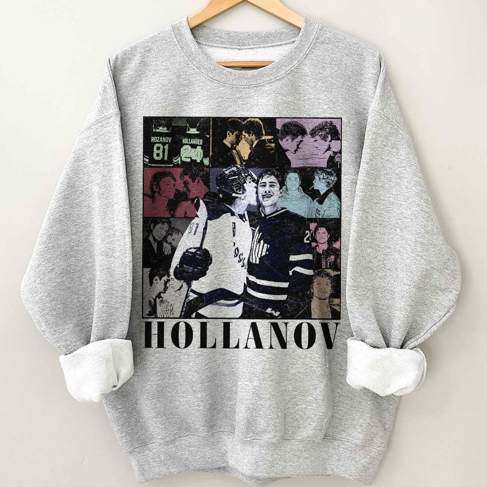 Vintage Hockey Romance Graphic T-Shirt – Retro Hudson x Connor Sports Fan Tee