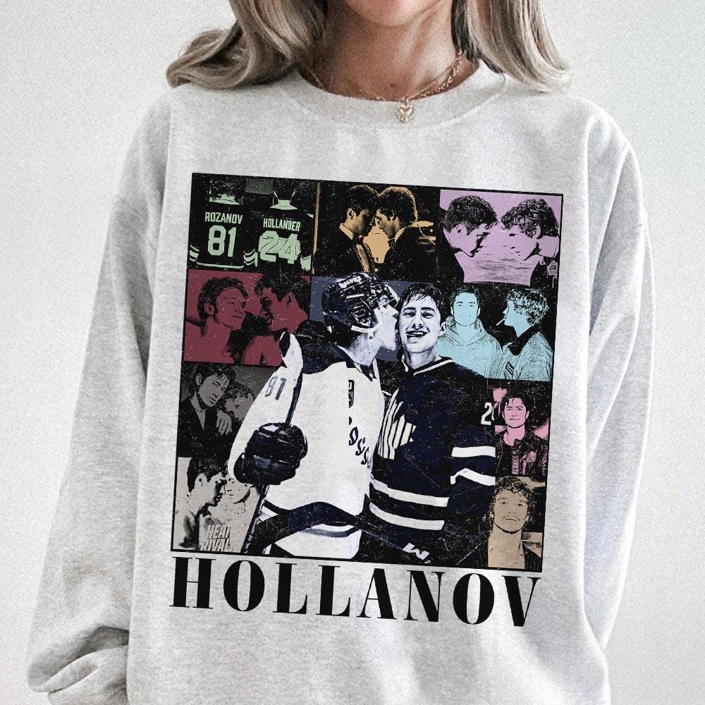 Vintage Hockey Romance Graphic T-Shirt – Retro Hudson x Connor Sports Fan Tee