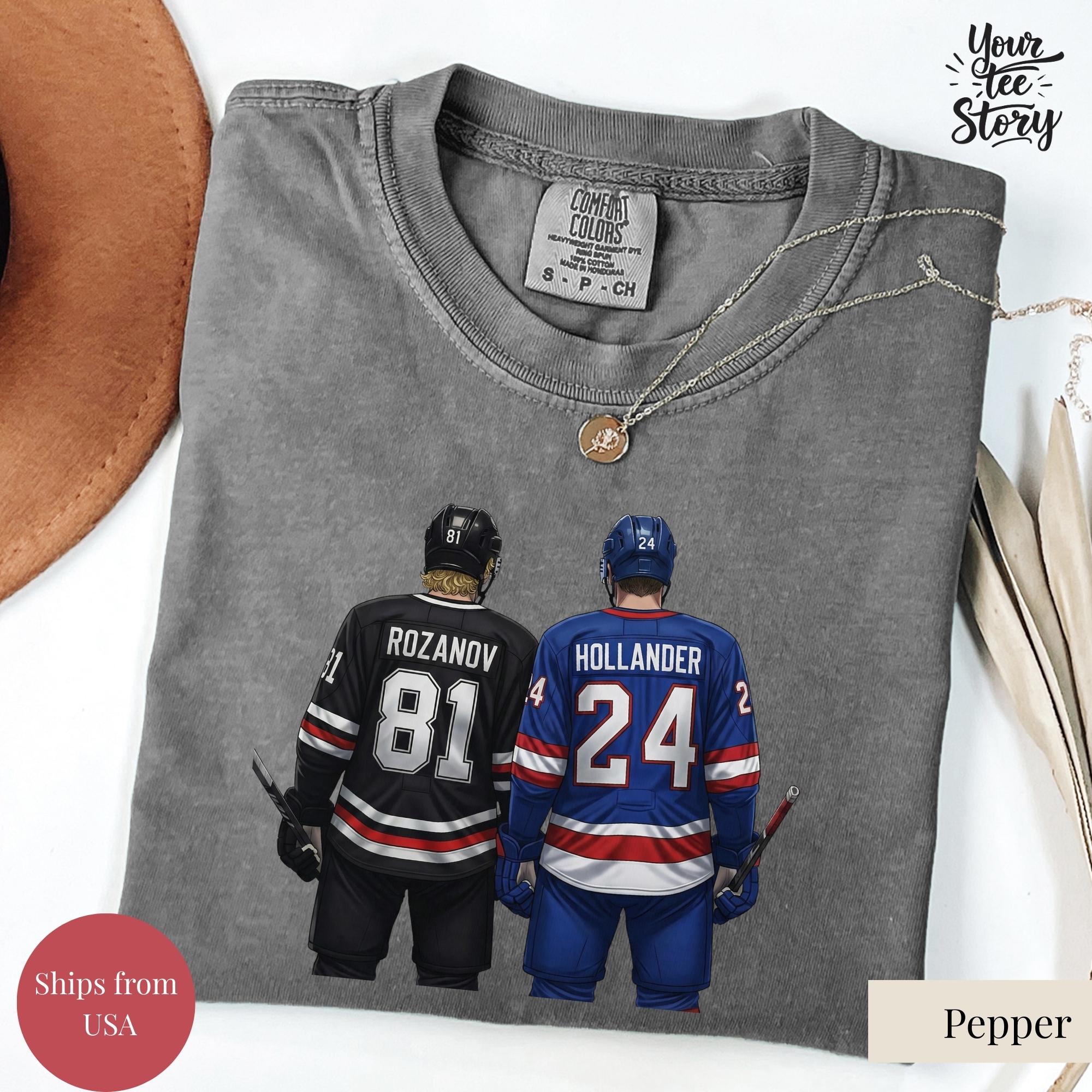 Vintage Hockey Romance Shirt – Heated Rivalry Inspired Queer Hockey Fan T-Shirt or Sweatshirt