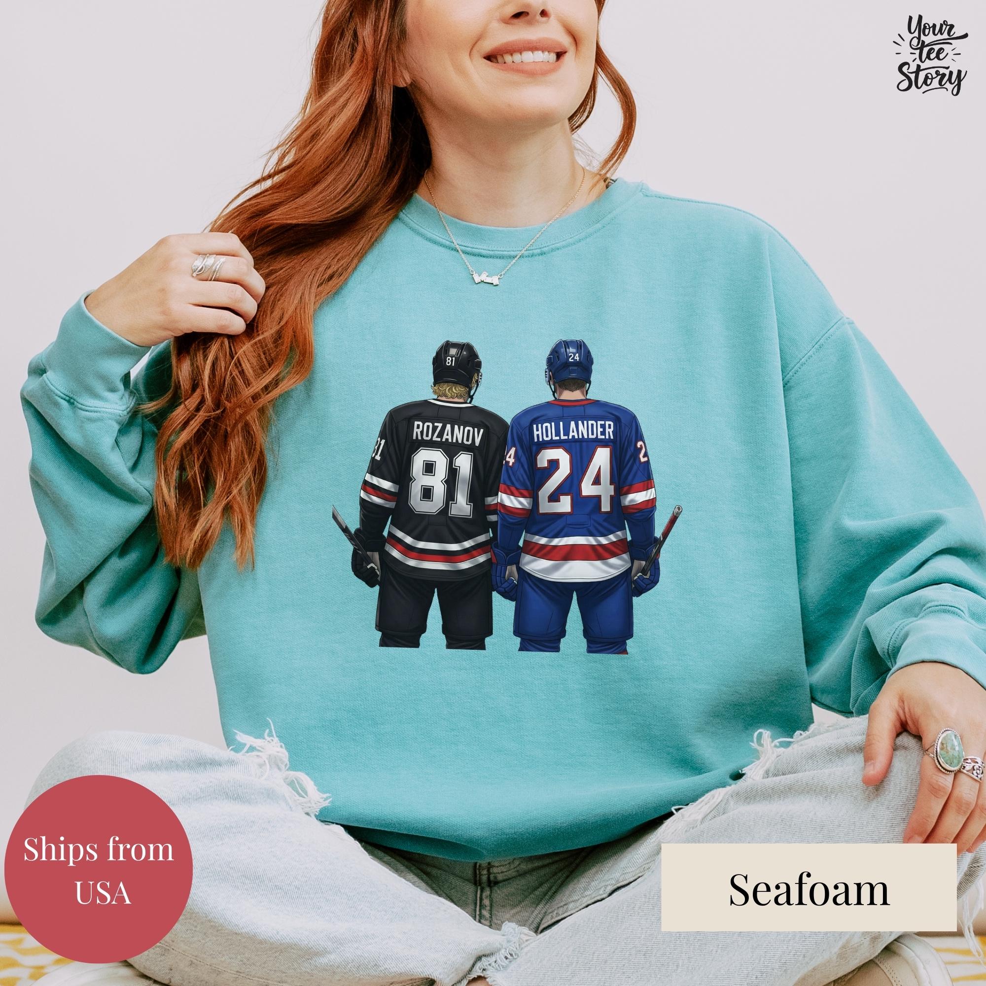 Vintage Hockey Romance Shirt – Heated Rivalry Inspired Queer Hockey Fan T-Shirt or Sweatshirt