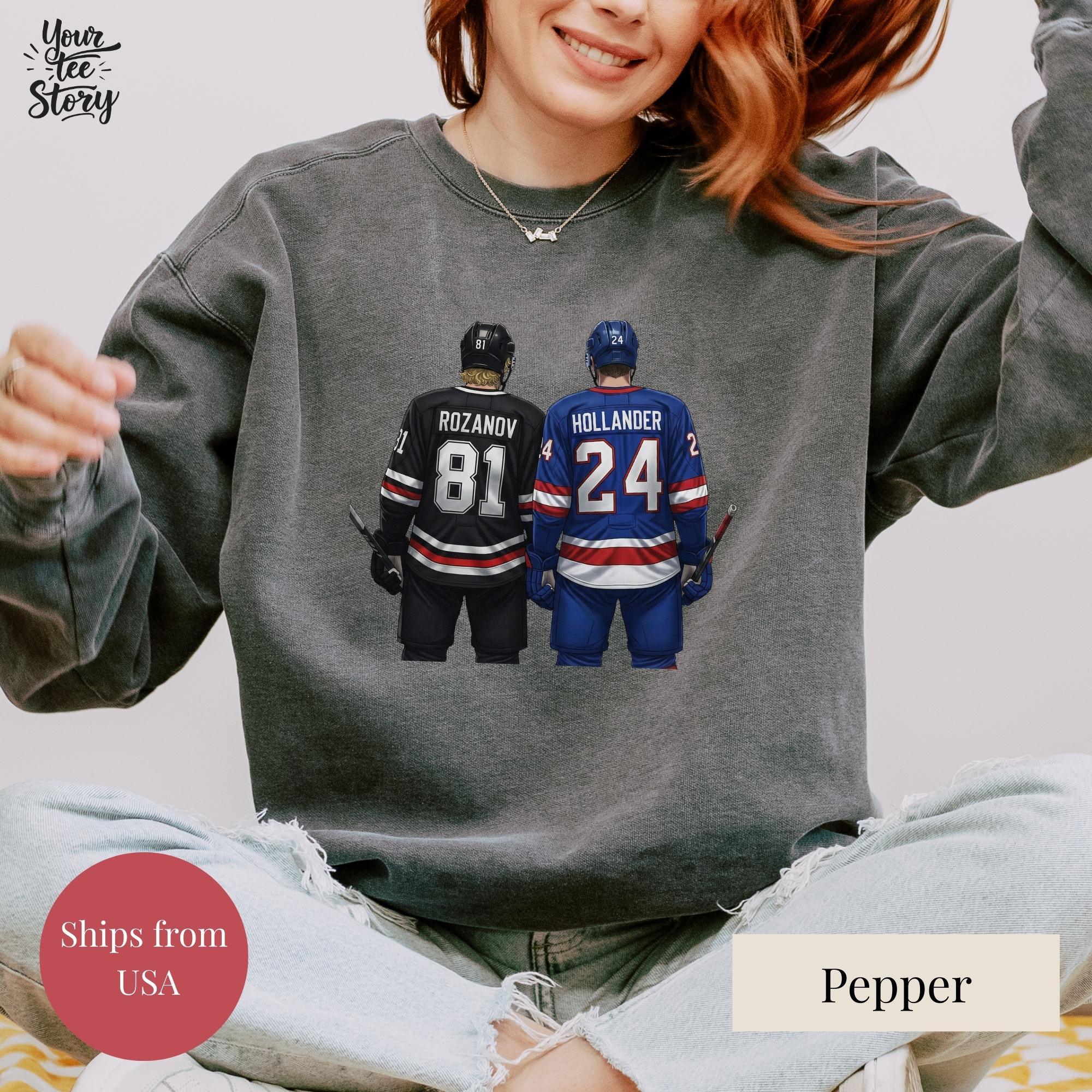 Vintage Hockey Romance Shirt – Heated Rivalry Inspired Queer Hockey Fan T-Shirt or Sweatshirt