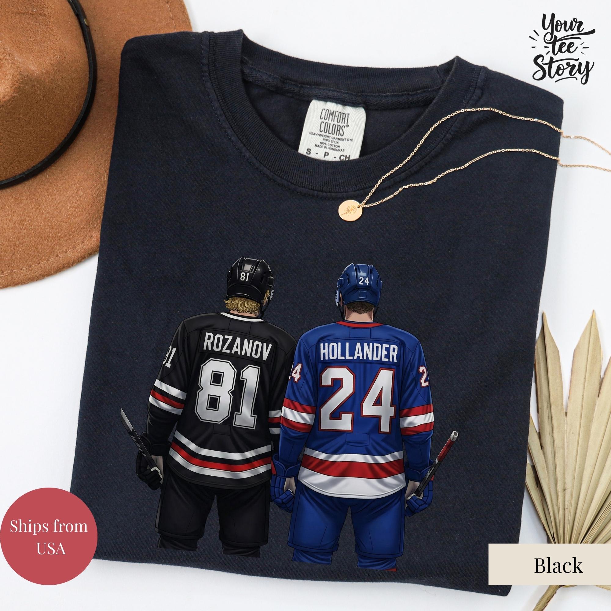 Vintage Hockey Romance Shirt – Heated Rivalry Inspired Queer Hockey Fan T-Shirt or Sweatshirt