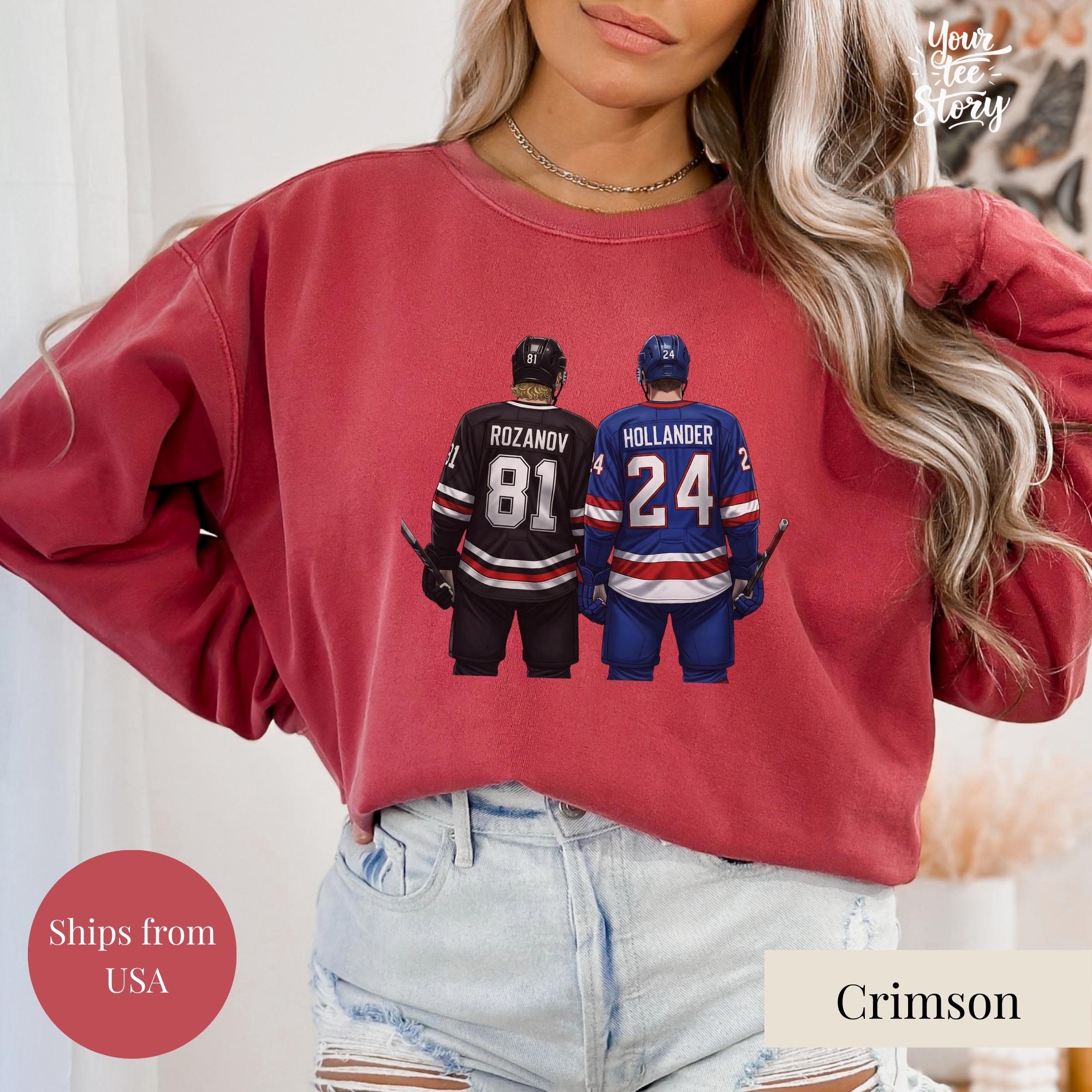 Vintage Hockey Romance Shirt – Heated Rivalry Inspired Queer Hockey Fan T-Shirt or Sweatshirt