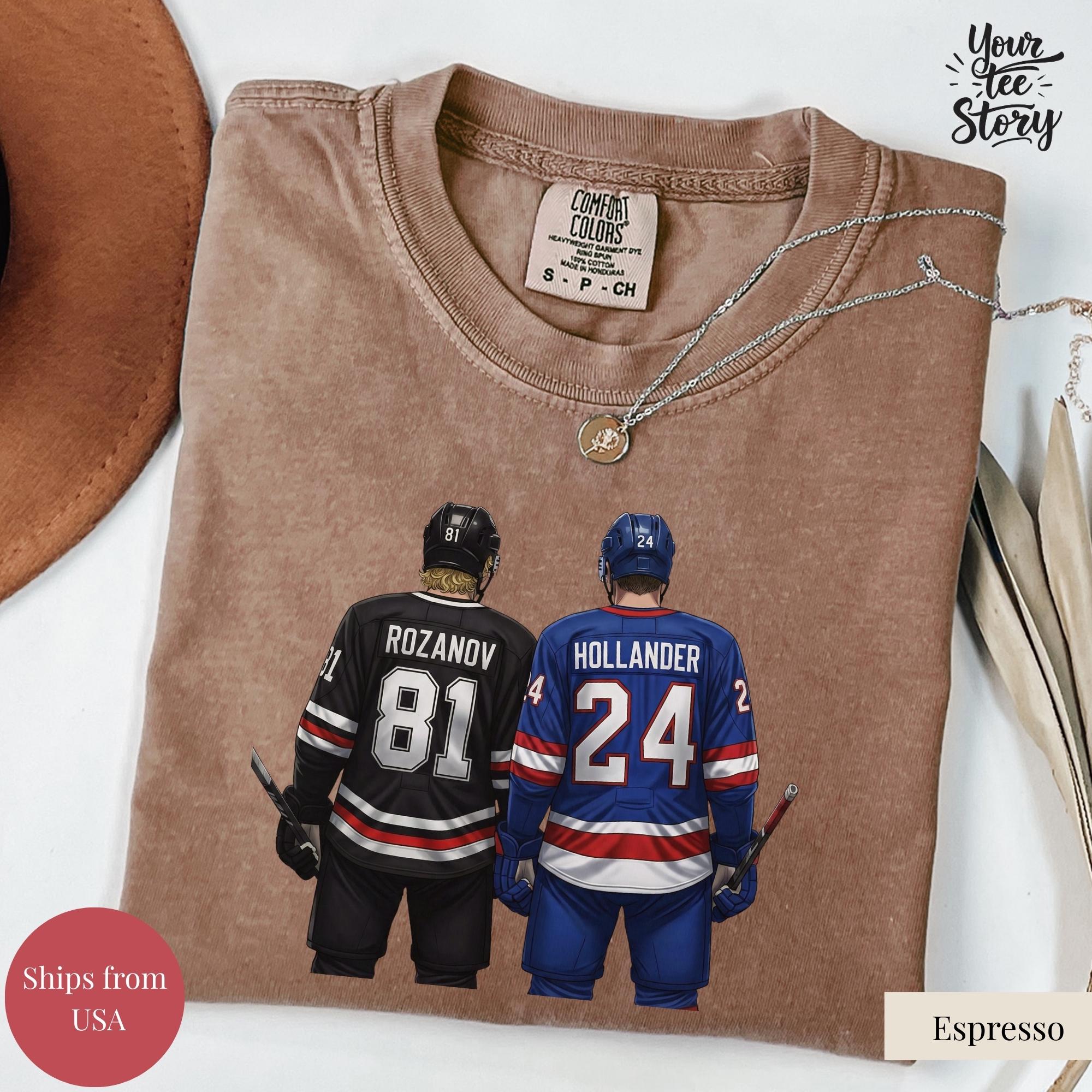 Vintage Hockey Romance Shirt – Heated Rivalry Inspired Queer Hockey Fan T-Shirt or Sweatshirt