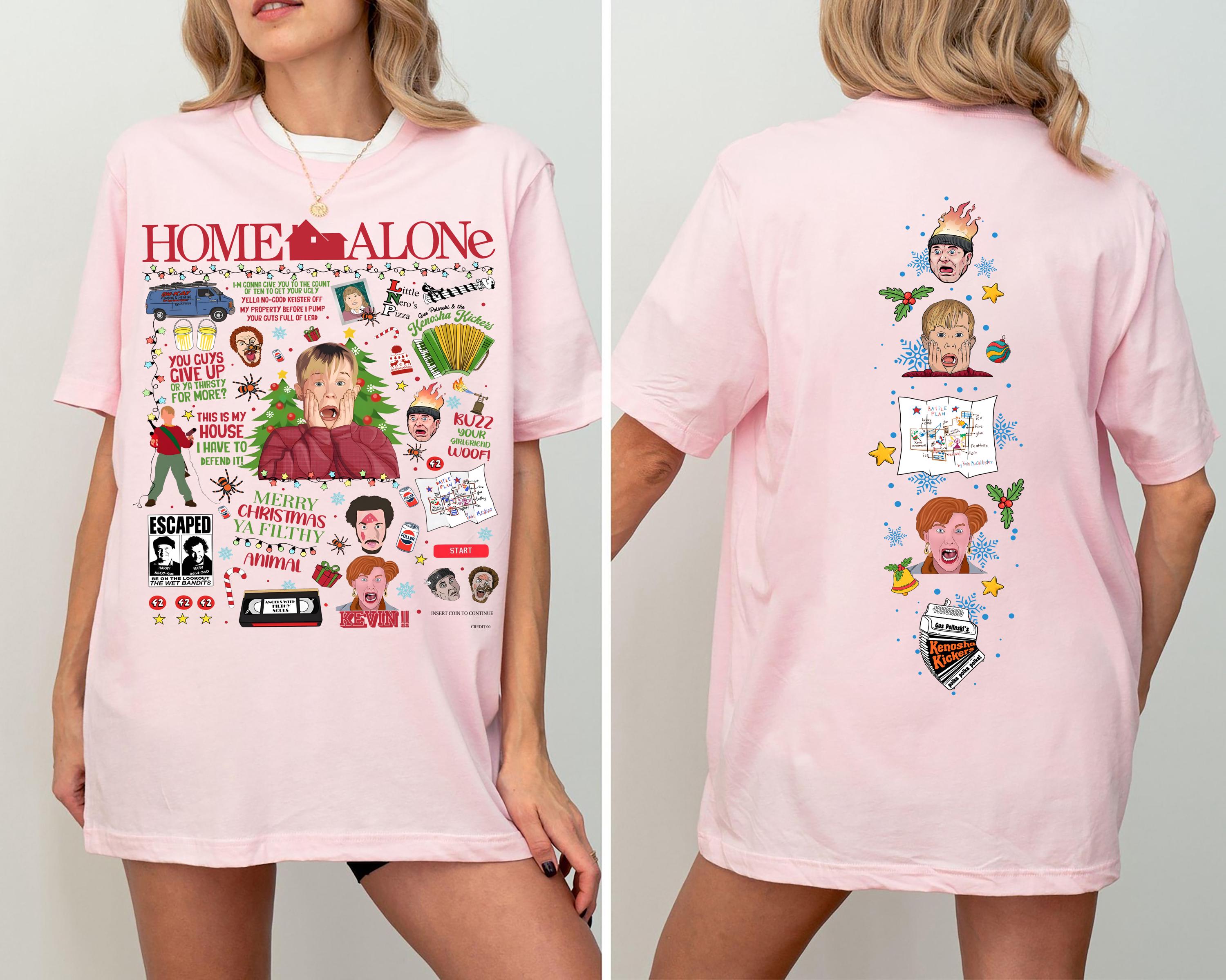 Vintage Home Alone Movie Sweatshirt Retro 90s Christmas Gift Holiday Crewneck