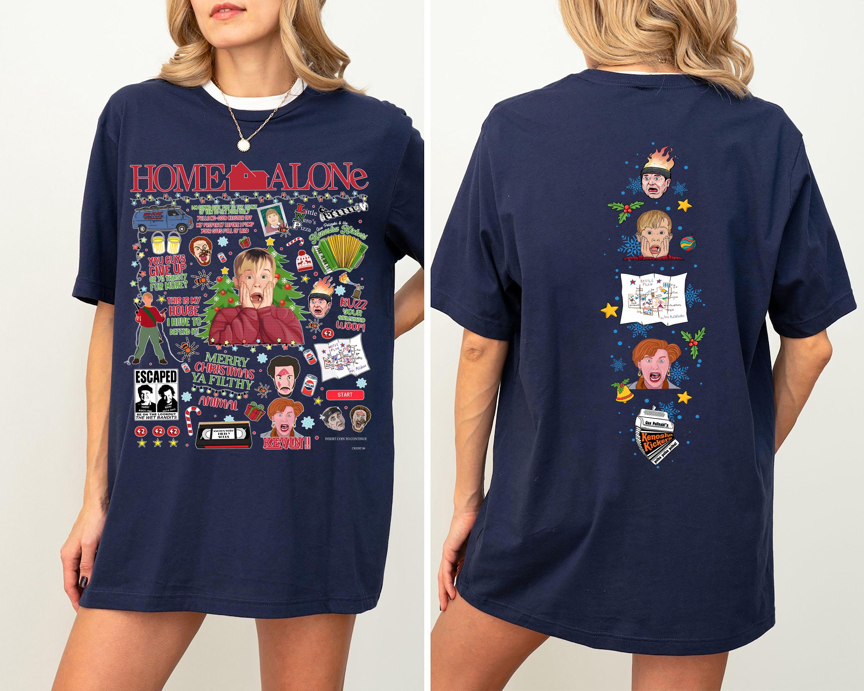 Vintage Home Alone Movie Sweatshirt Retro 90s Christmas Gift Holiday Crewneck