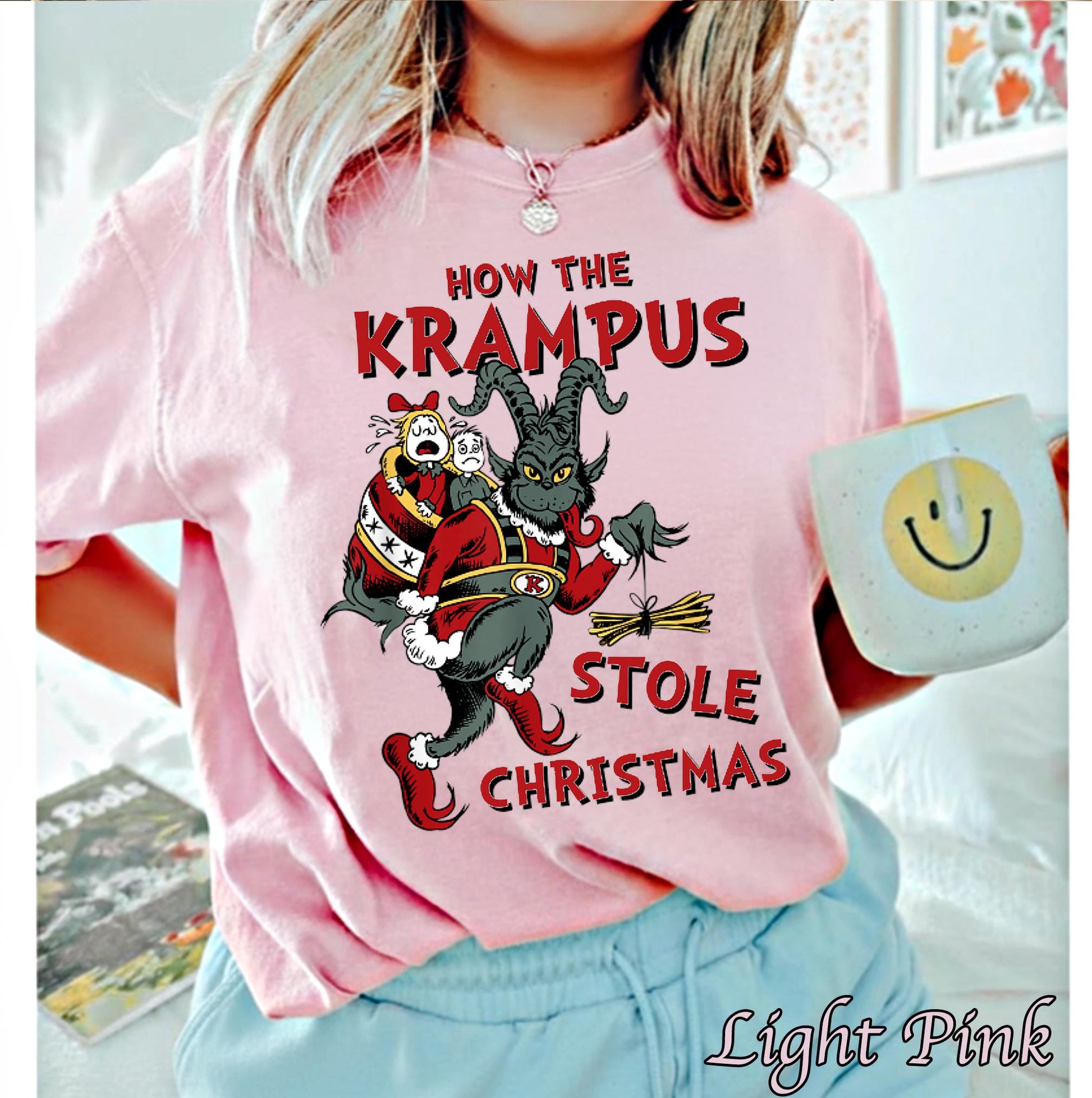 How the Krampus Stole Christmas Shirt – Vintage Horror Christmas Tee, Creepy Cute Sweatshirt