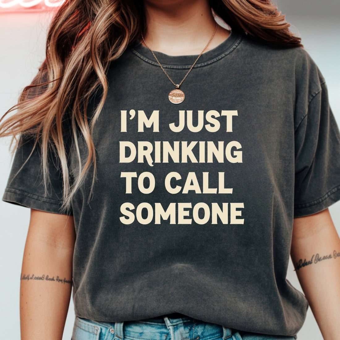 Vintage Inspired Drinking To Call Someone Unisex T-Shirt