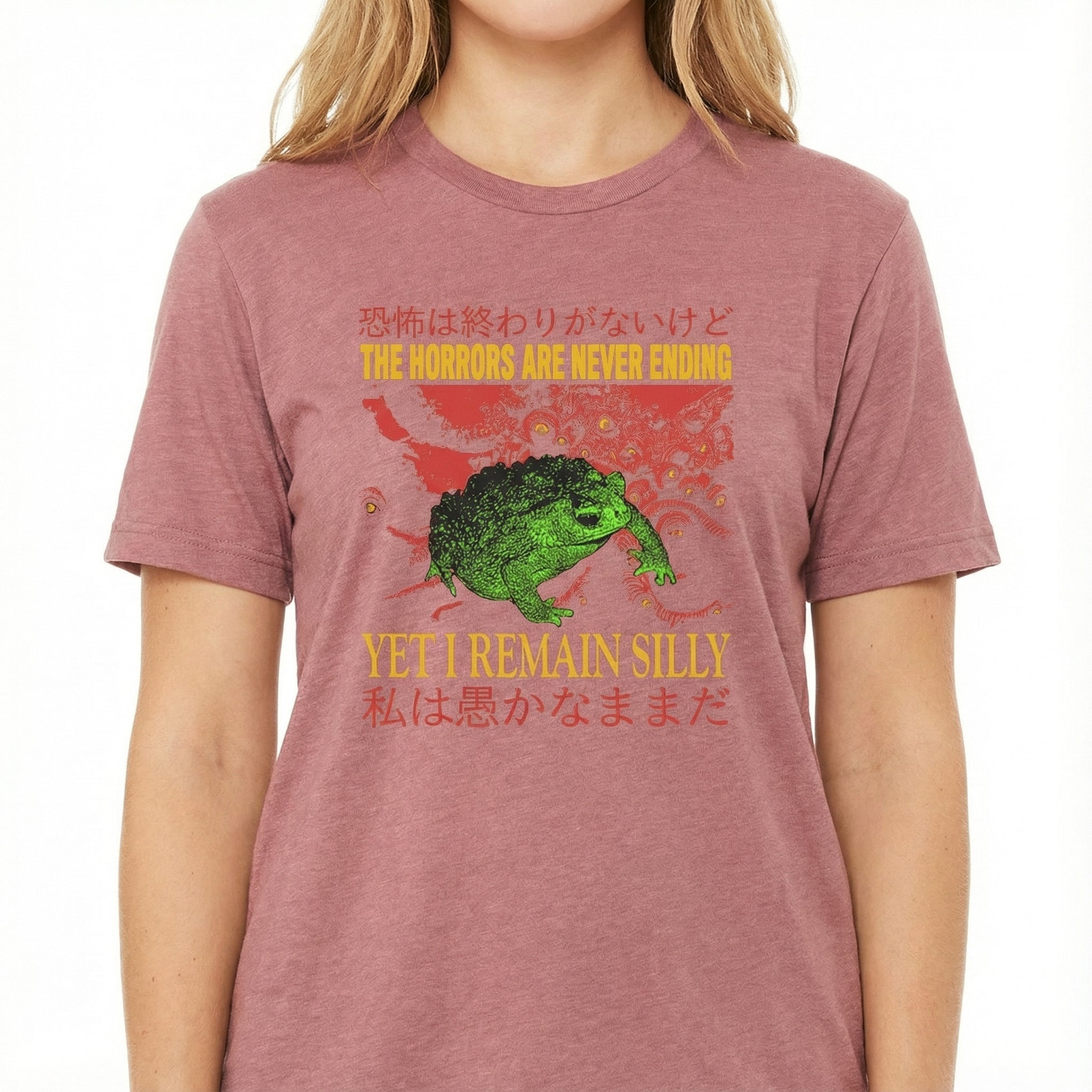 Vintage Japanese Frog Graphic T-Shirt – Dark Aesthetic Animal Tee