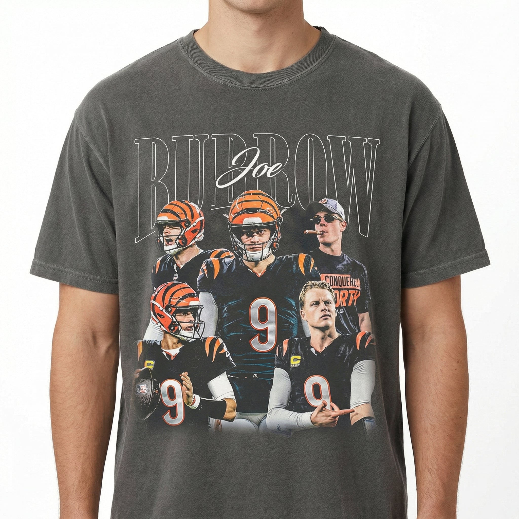 Vintage Joe B 90s Football Graphic T-Shirt - Game Day Bootleg Style Tee
