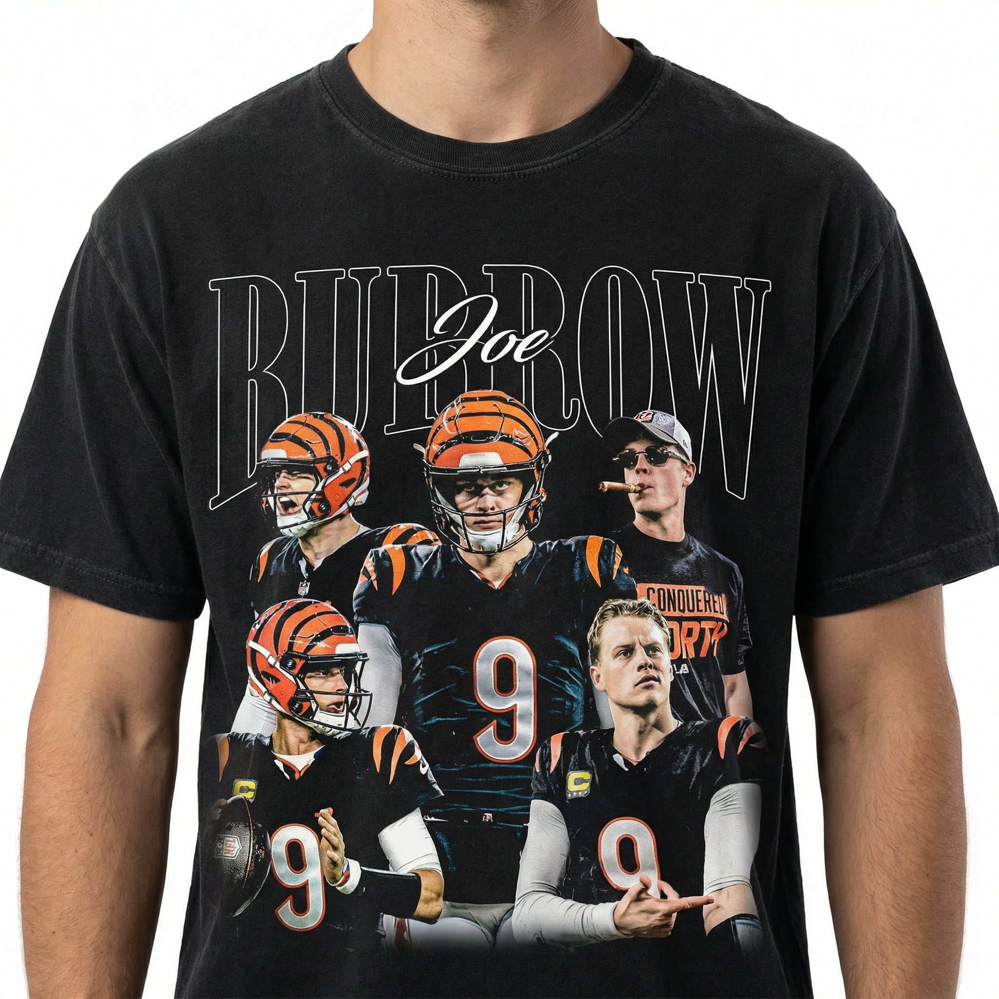 Vintage Joe B 90s Football Graphic T-Shirt - Game Day Bootleg Style Tee