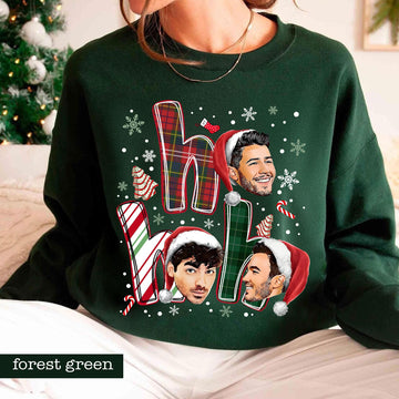 Vintage Jonas Brothers Christmas Sweatshirt – 20th Anniversary Fan Tour Graphic Pullover
