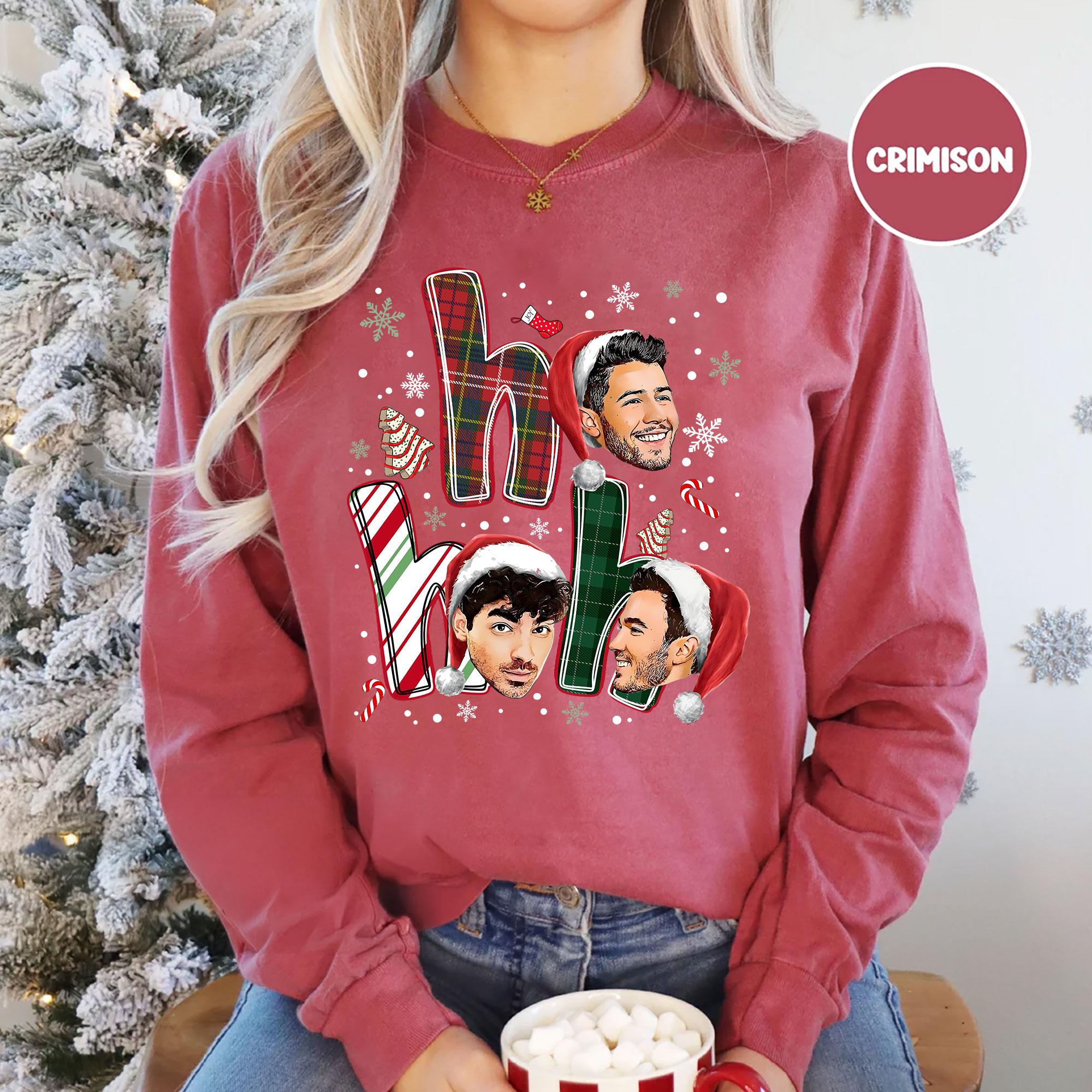 Vintage Jonas Brothers Christmas Sweatshirt – 20th Anniversary Fan Tour Graphic Pullover