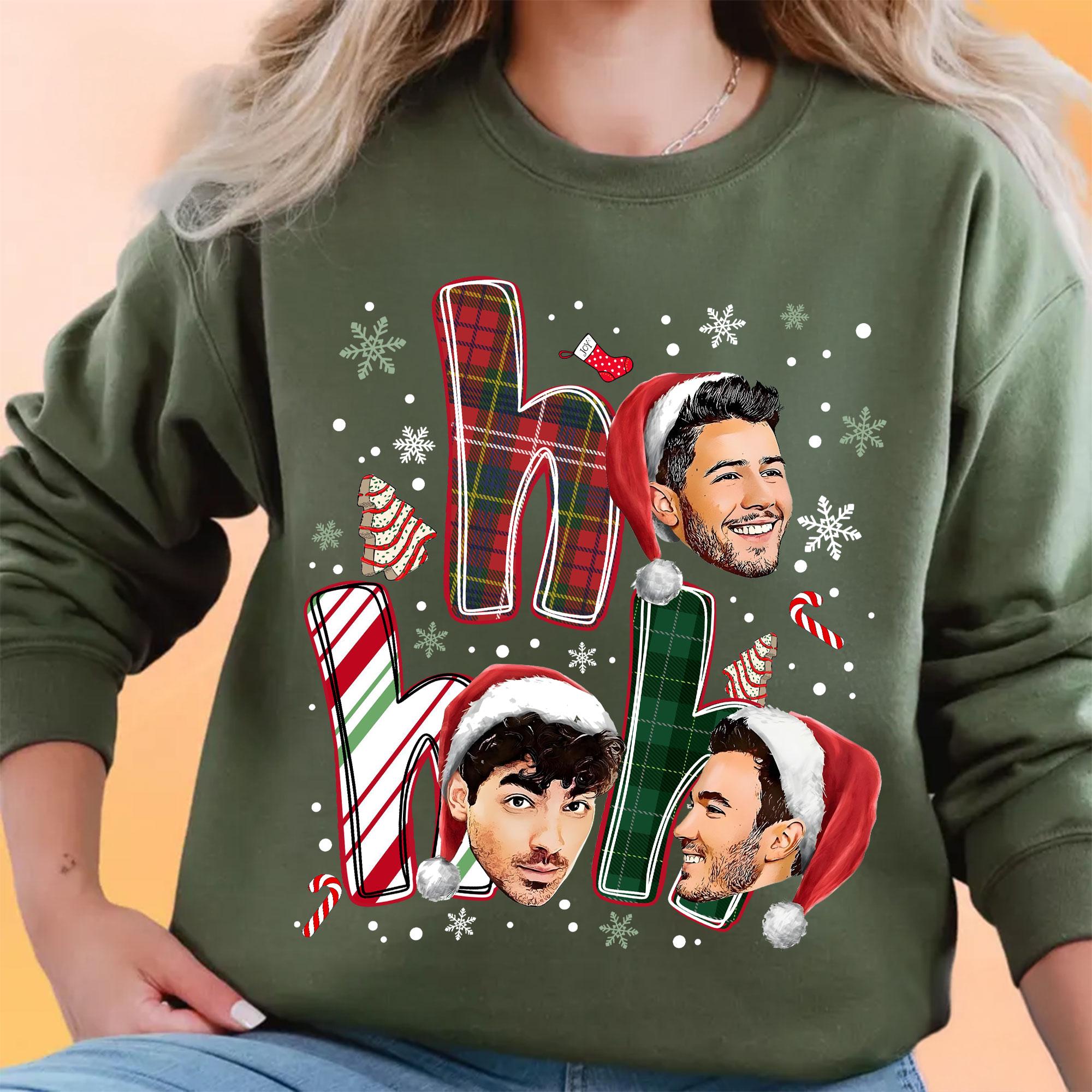 Vintage Jonas Brothers Christmas Sweatshirt – 20th Anniversary Fan Tour Graphic Pullover