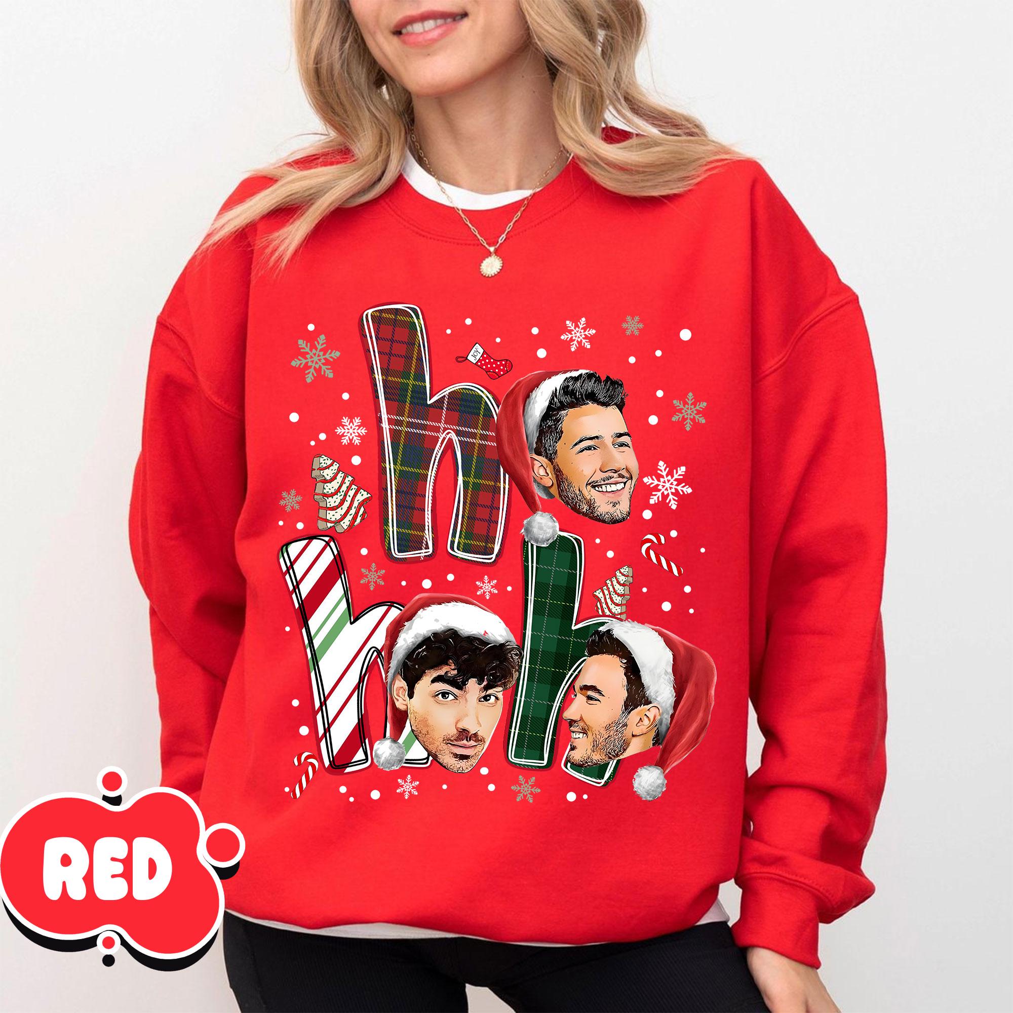 Vintage Jonas Brothers Christmas Sweatshirt – 20th Anniversary Fan Tour Graphic Pullover