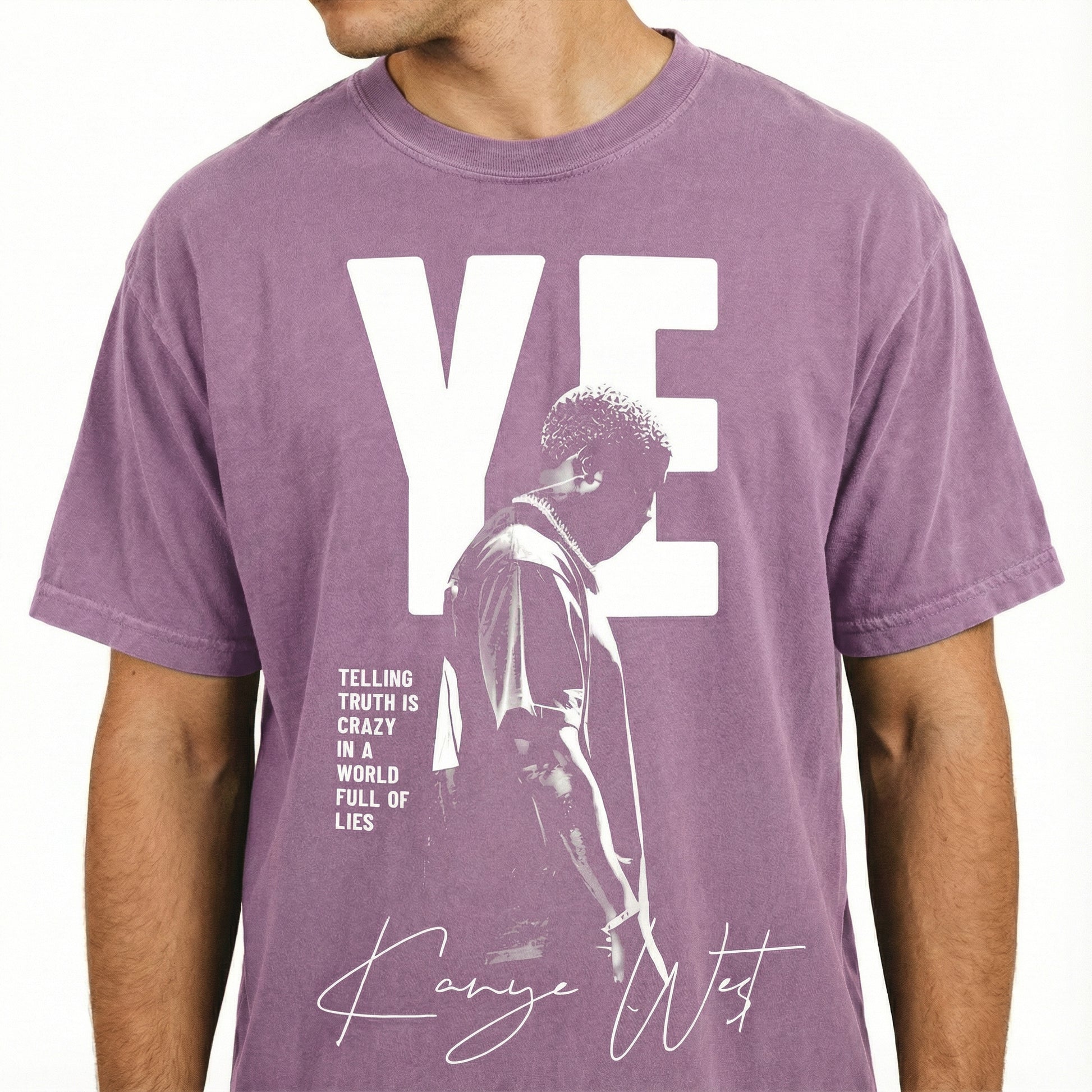 Vintage Kanye 90s Bootleg Rap Graphic T-Shirt – Retro Hip Hop Style Tee