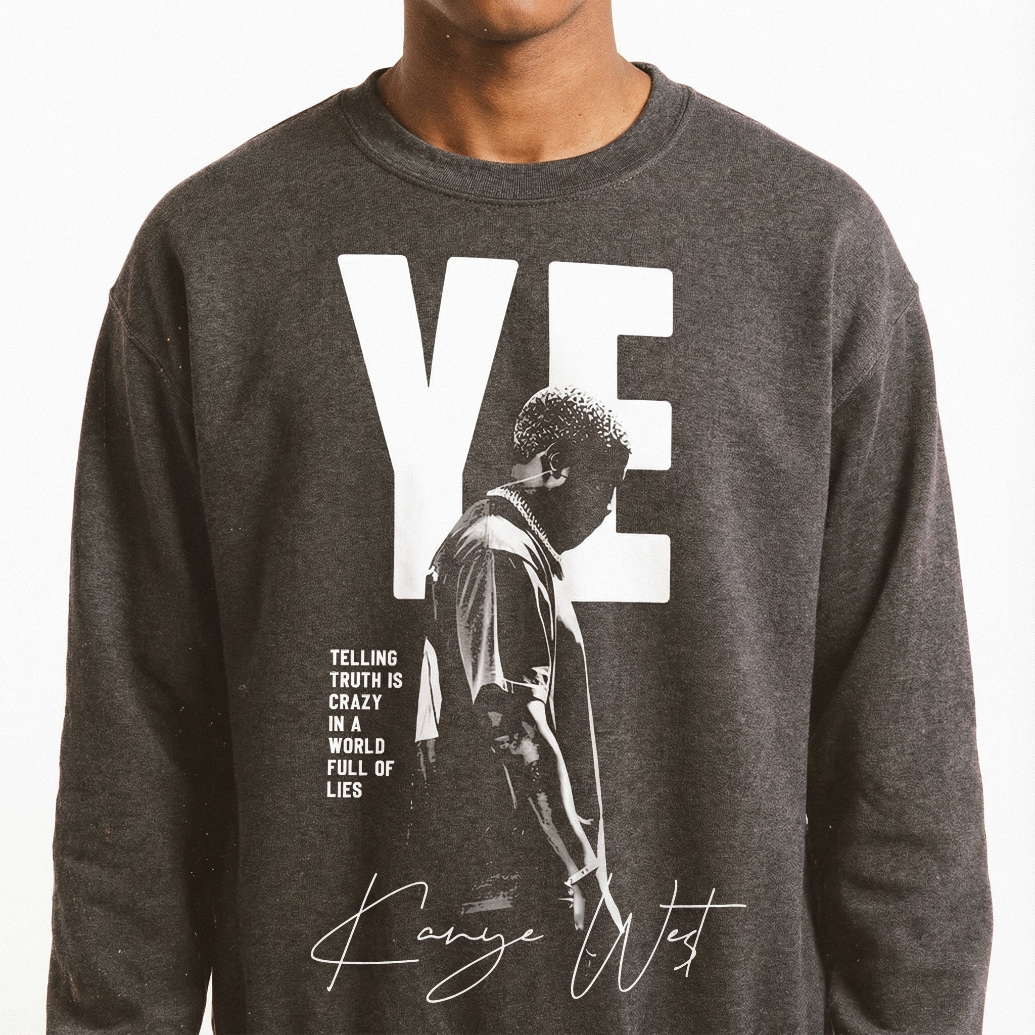 Vintage Kanye 90s Bootleg Rap Graphic T-Shirt – Retro Hip Hop Style Tee