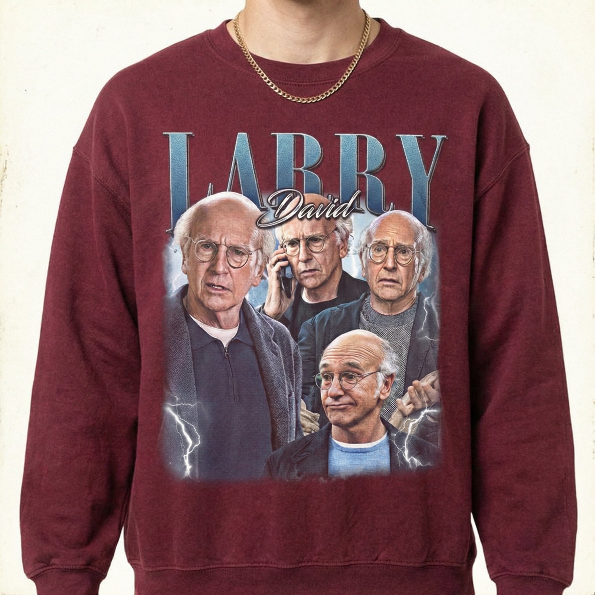 Vintage Larry David Inspired Graphic T-Shirt – Retro Humor Unisex Tee