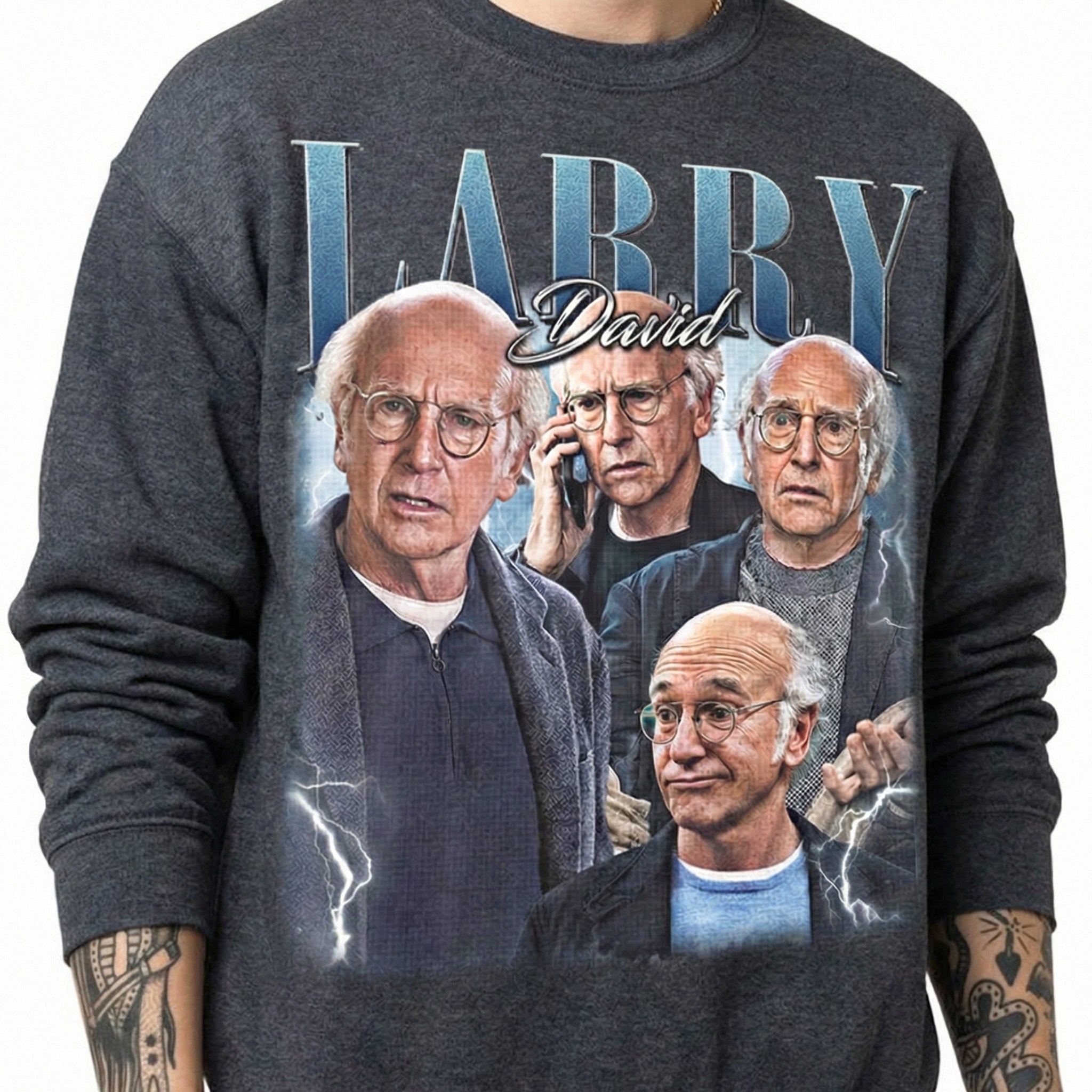 Vintage Larry David Inspired Graphic T-Shirt – Retro Humor Unisex Tee
