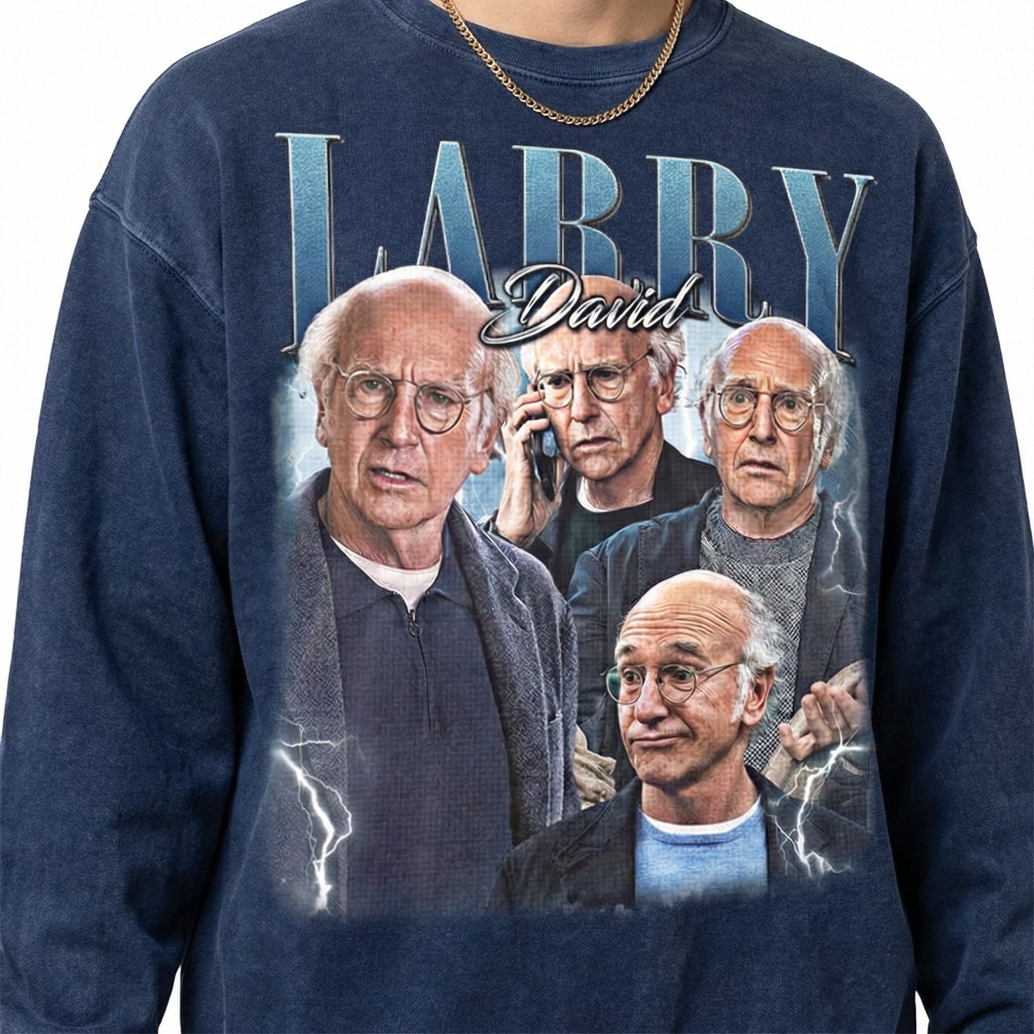 Vintage Larry David Inspired Graphic T-Shirt – Retro Humor Unisex Tee