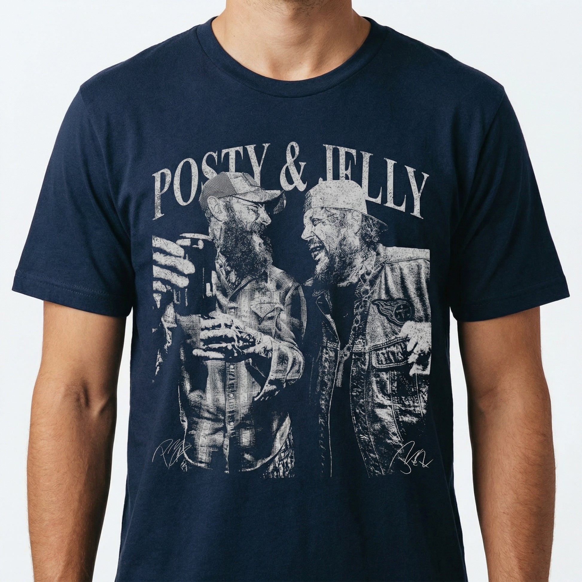 Vintage Malone Jelly Music Graphic T-Shirt – Retro Music Lover Tee