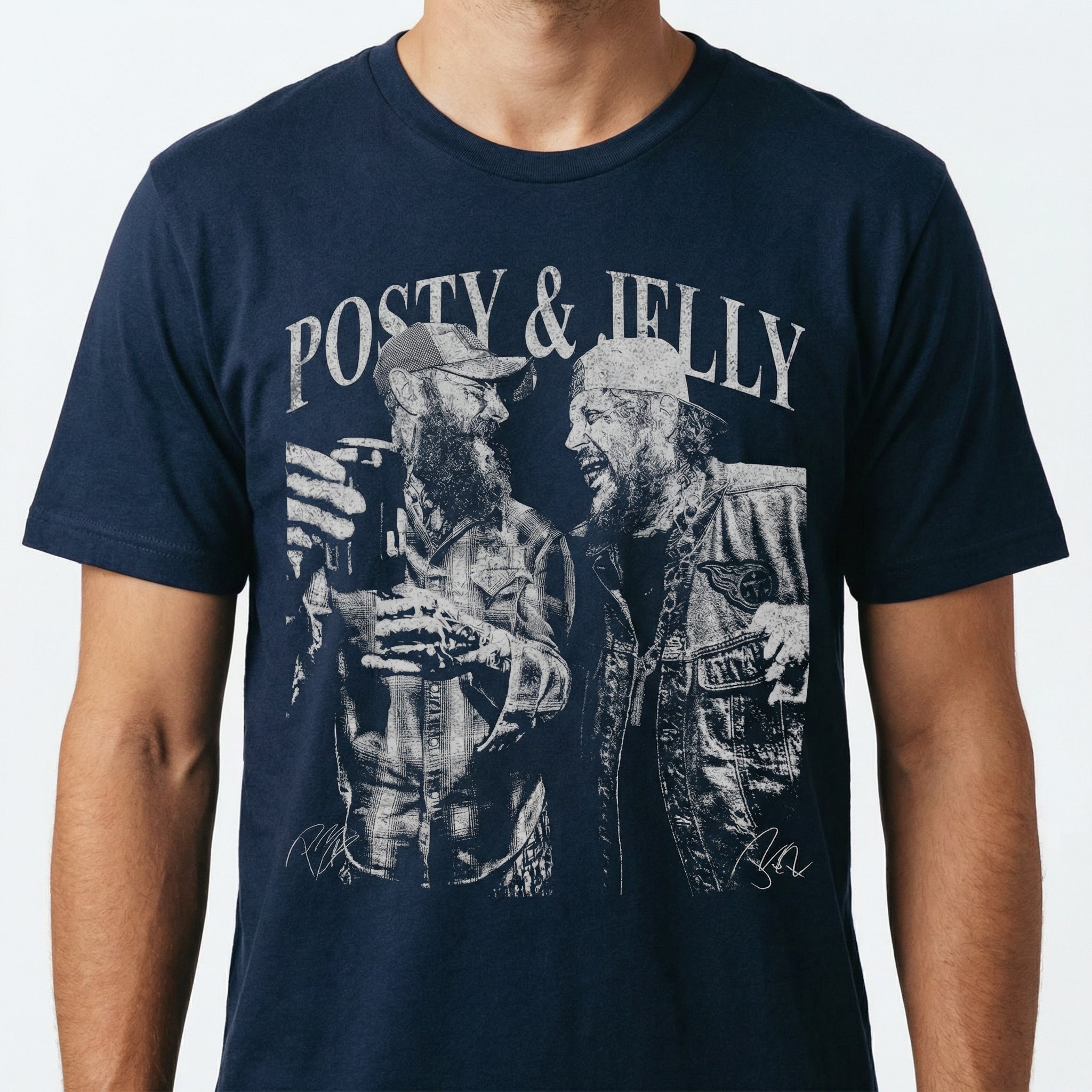 Vintage Malone Jelly Music Graphic T-Shirt – Retro Music Lover Tee