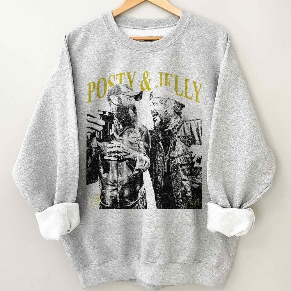 Vintage Malone Jelly Music Graphic T-Shirt – Retro Music Lover Tee