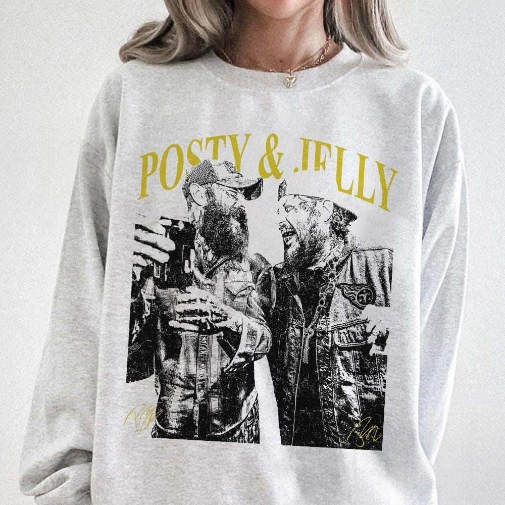 Vintage Malone Jelly Music Graphic T-Shirt – Retro Music Lover Tee