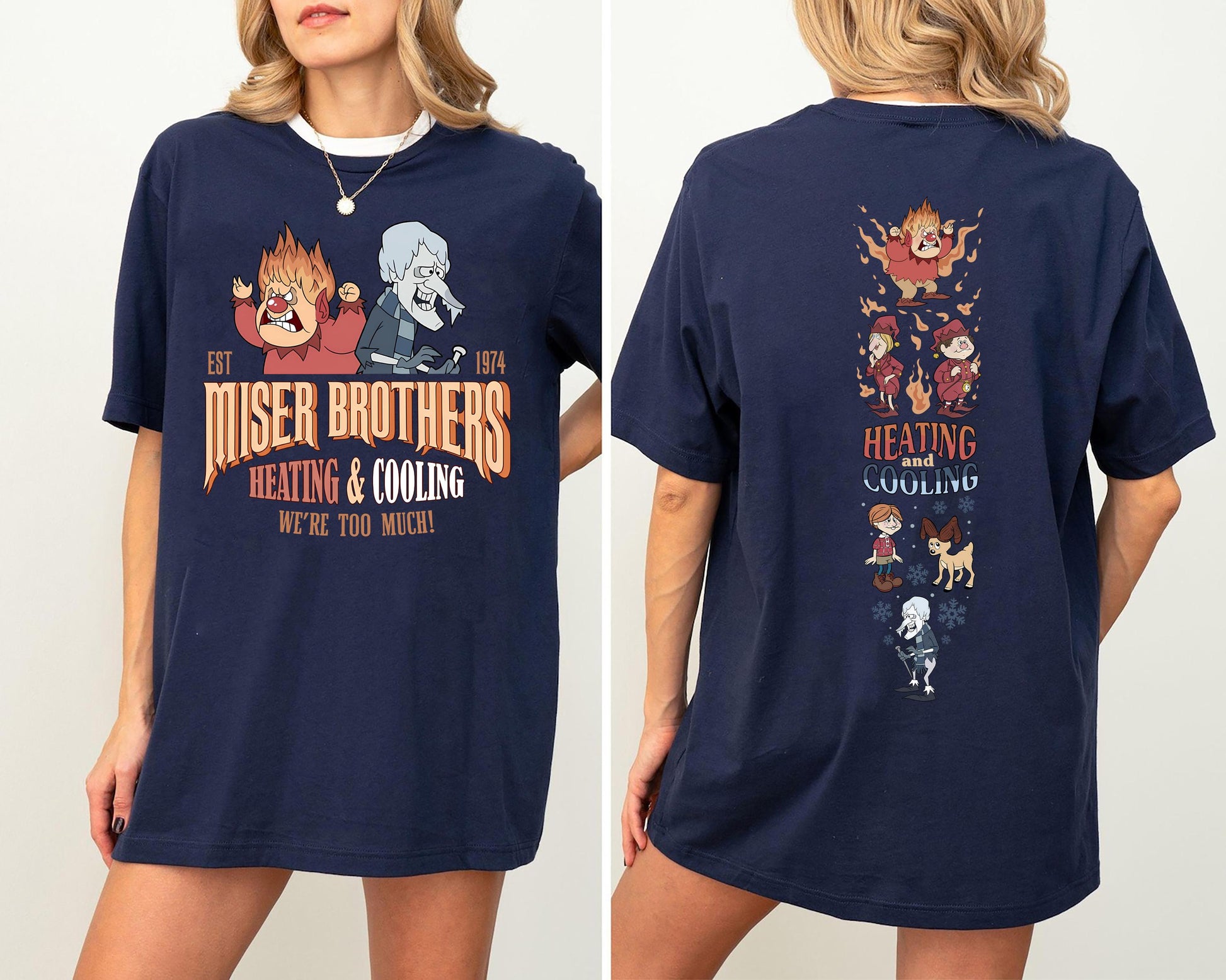 Vintage Miser Brothers Sweatshirt Retro Christmas Movie Shirt Funny Xmas Gift Crewneck