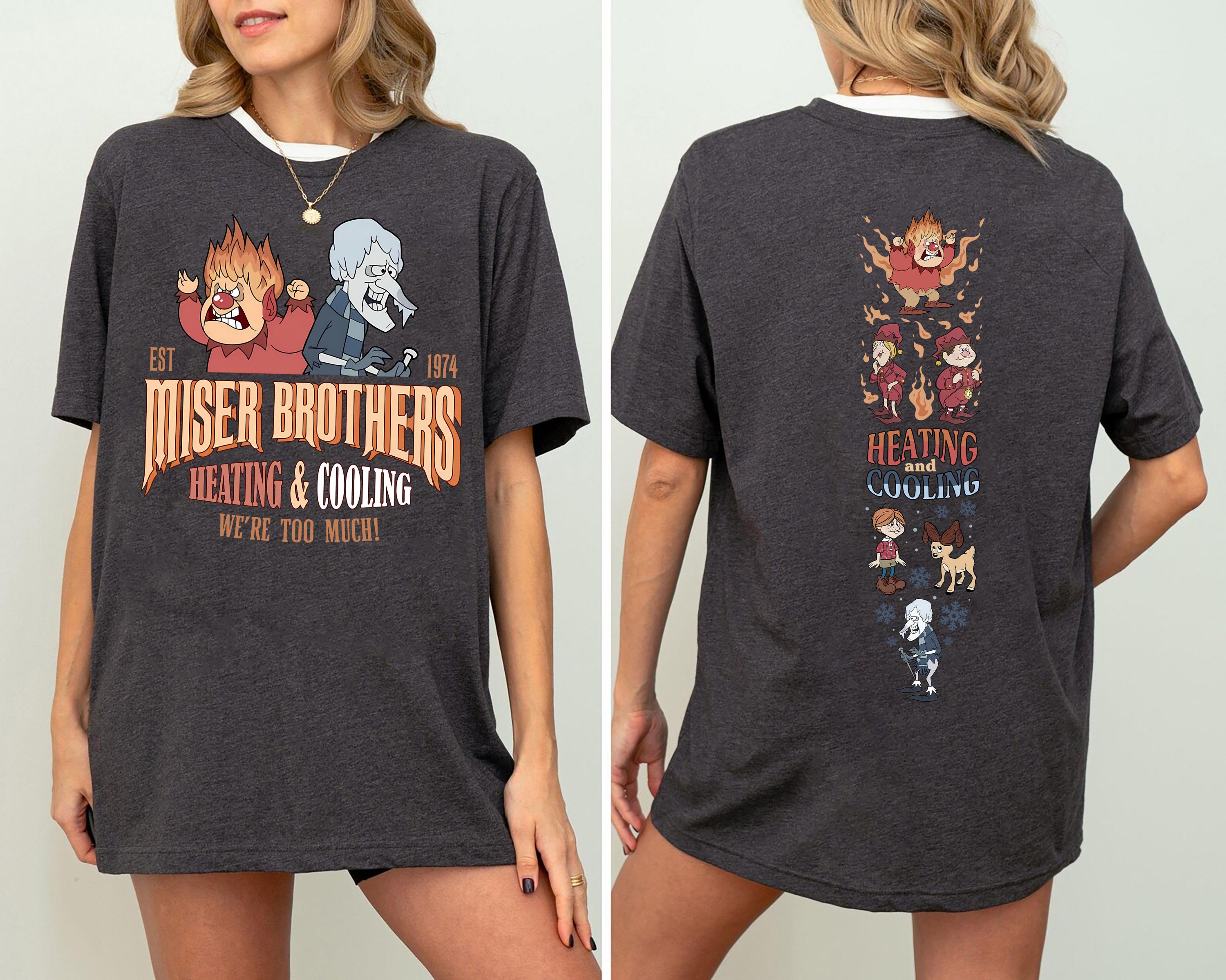 Vintage Miser Brothers Sweatshirt Retro Christmas Movie Shirt Funny Xmas Gift Crewneck