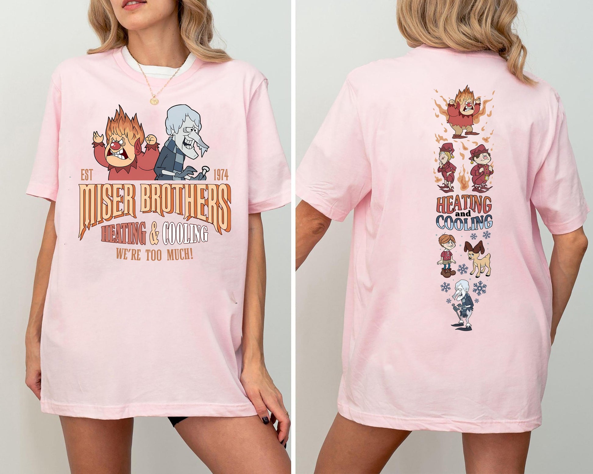 Vintage Miser Brothers Sweatshirt Retro Christmas Movie Shirt Funny Xmas Gift Crewneck