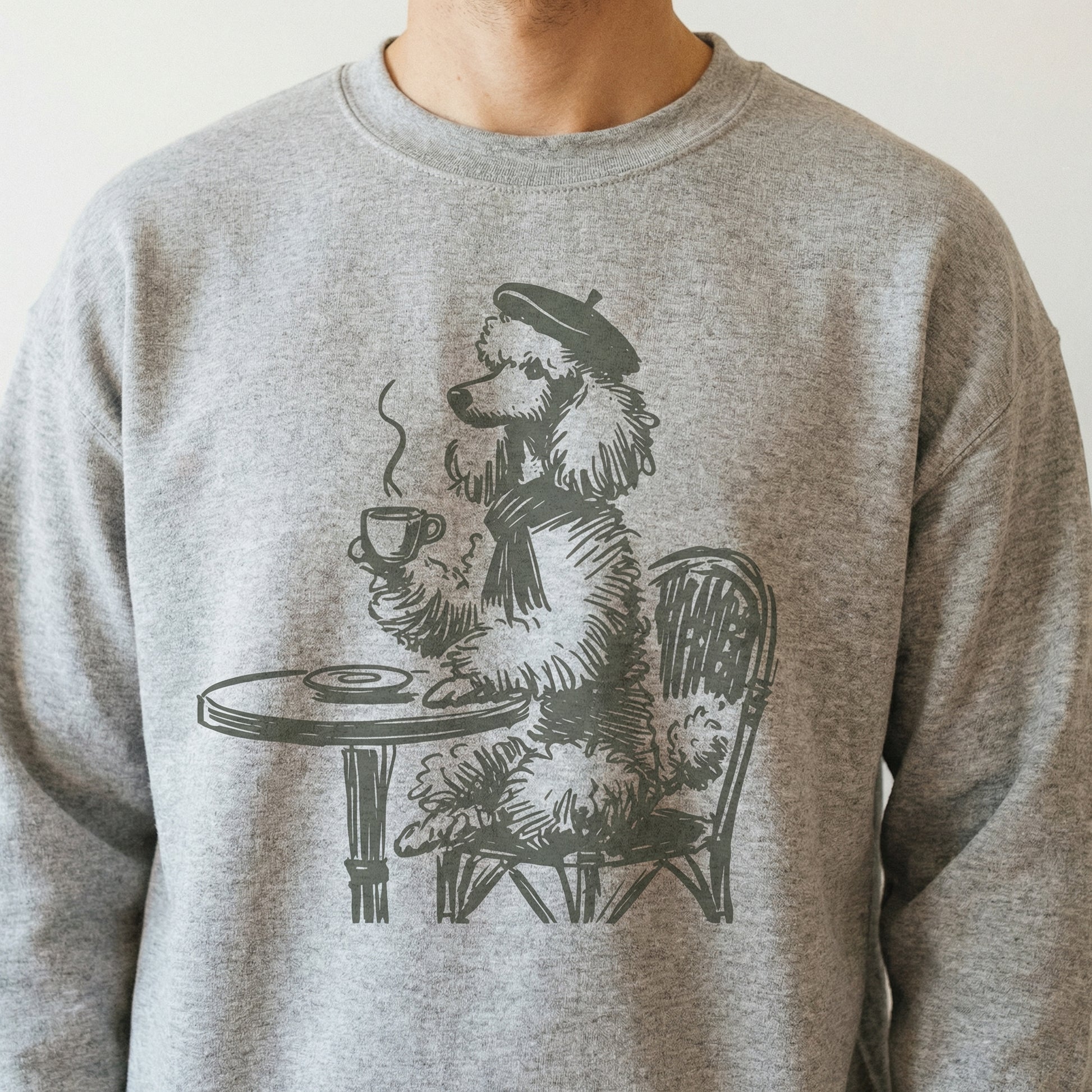 Vintage Poodle Paris T-Shirt – Funny French Dog Graphic Tee
