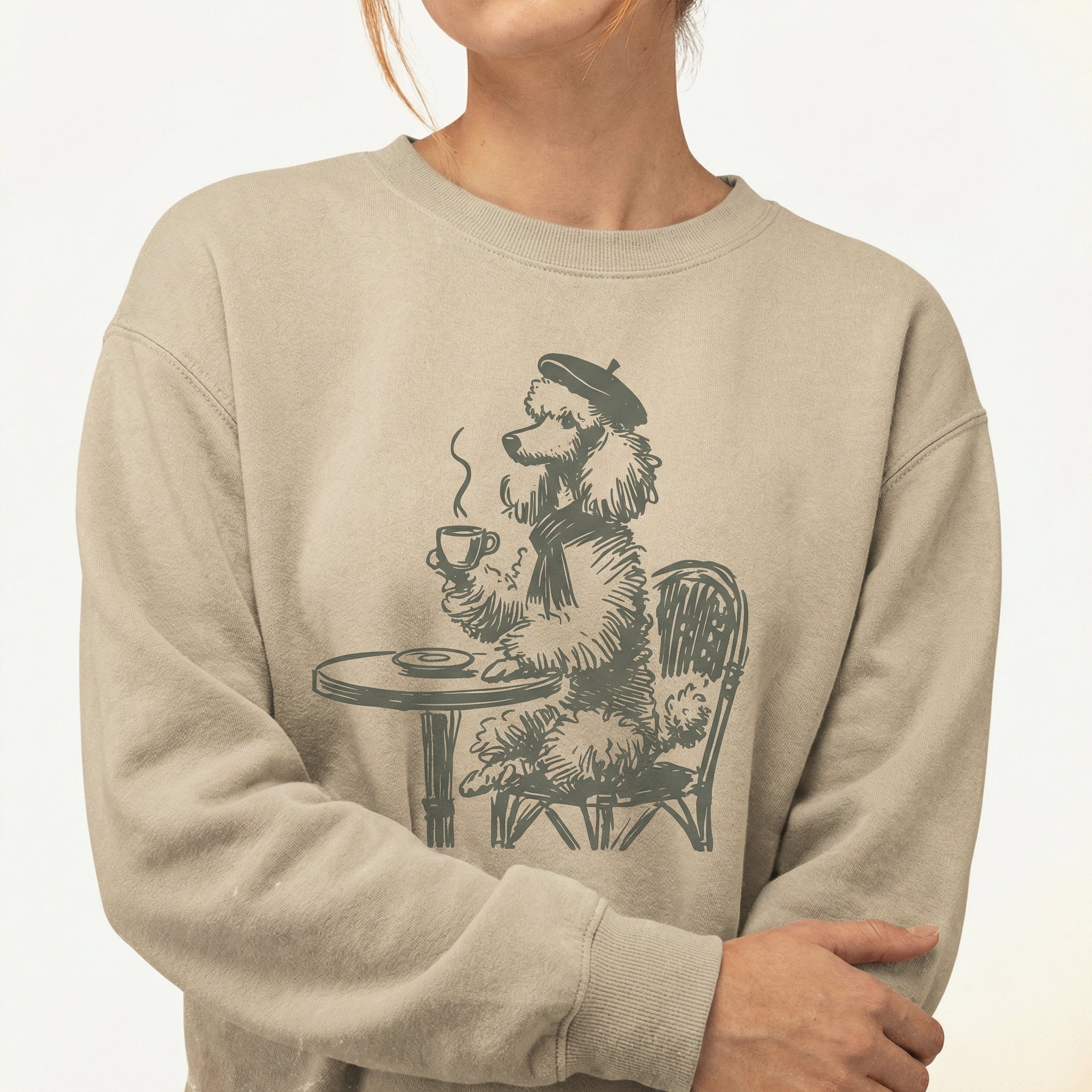 Vintage Poodle Paris T-Shirt – Funny French Dog Graphic Tee