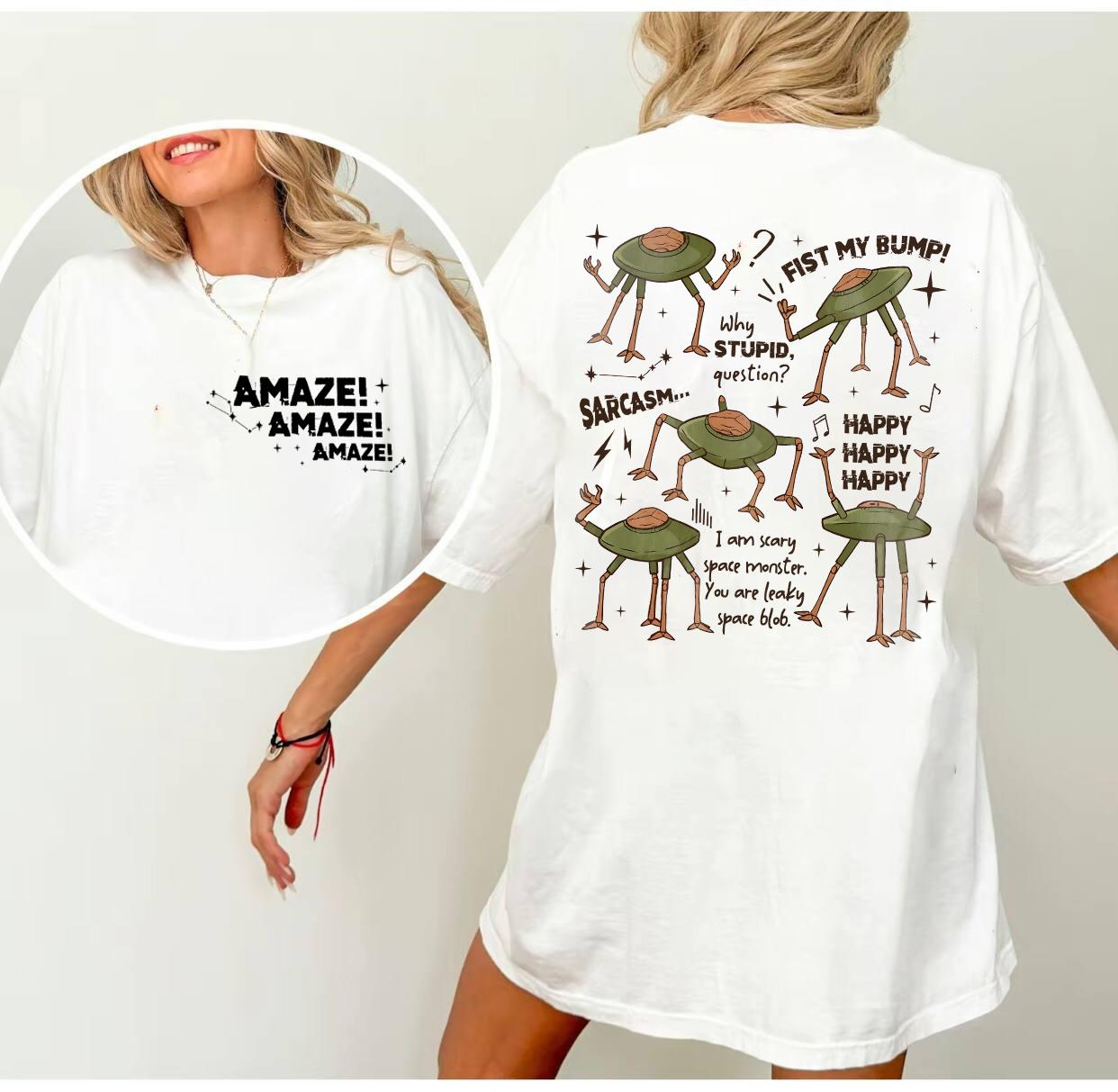Vintage Project Hail Mary Book Shirt - Rocky Amaze 2 Sides T-Shirt, Sci-fi Fantasy Bookish Sweatshirt