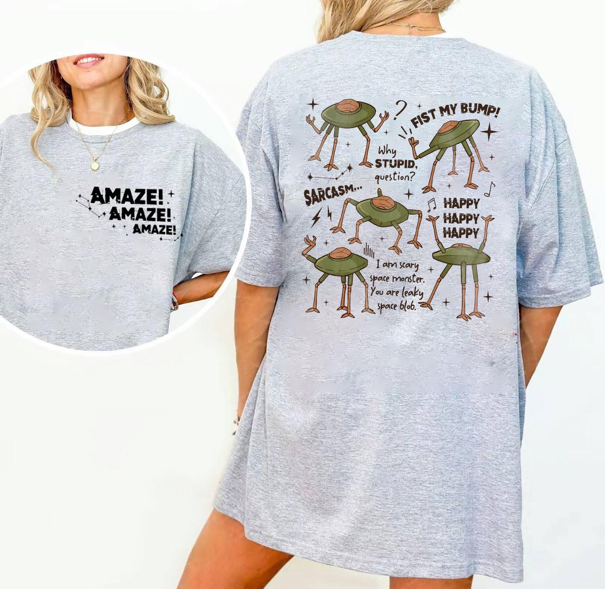 Vintage Project Hail Mary Book Shirt - Rocky Amaze 2 Sides T-Shirt, Sci-fi Fantasy Bookish Sweatshirt