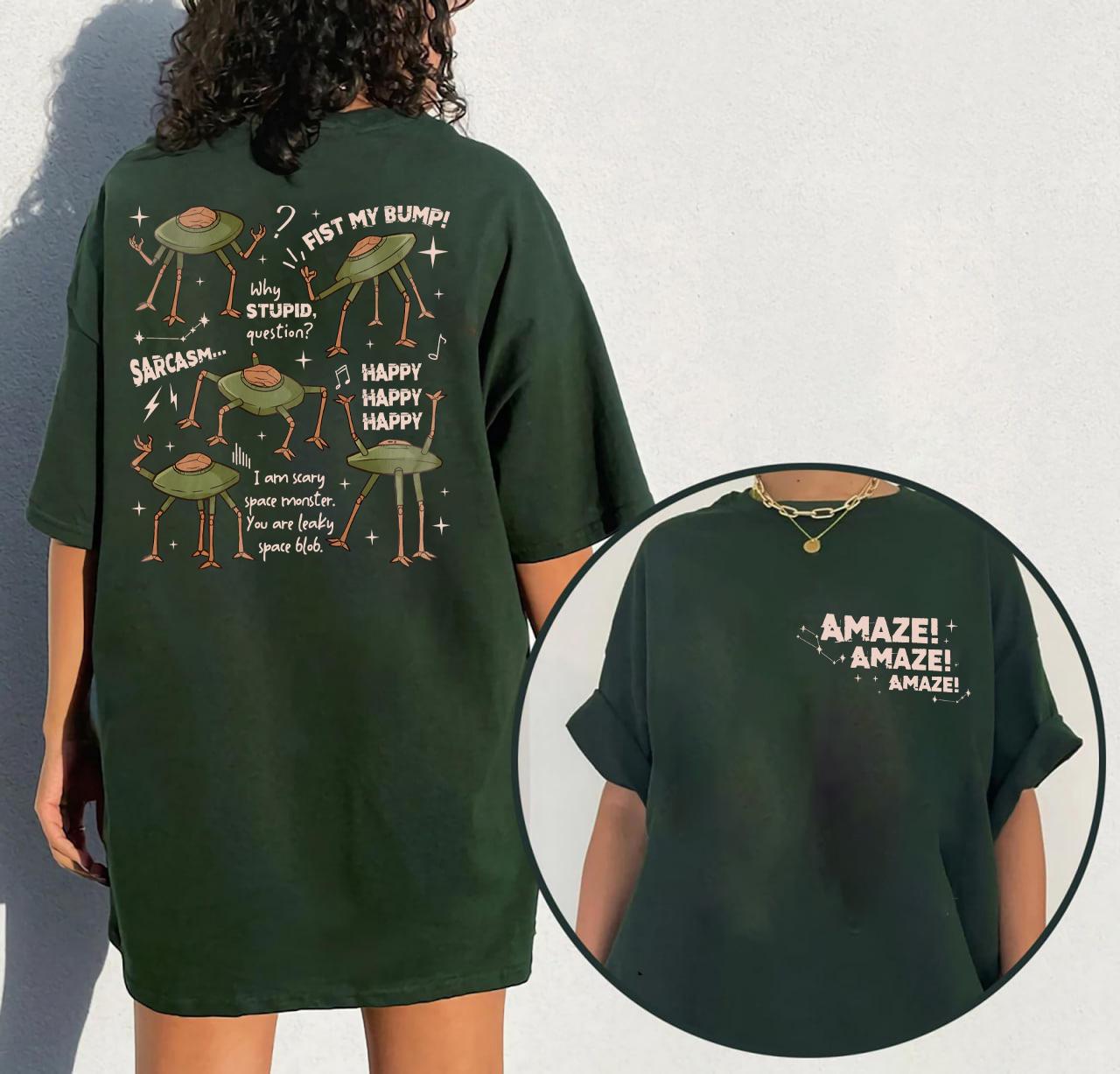 Vintage Project Hail Mary Book Shirt - Rocky Amaze 2 Sides T-Shirt, Sci-fi Fantasy Bookish Sweatshirt