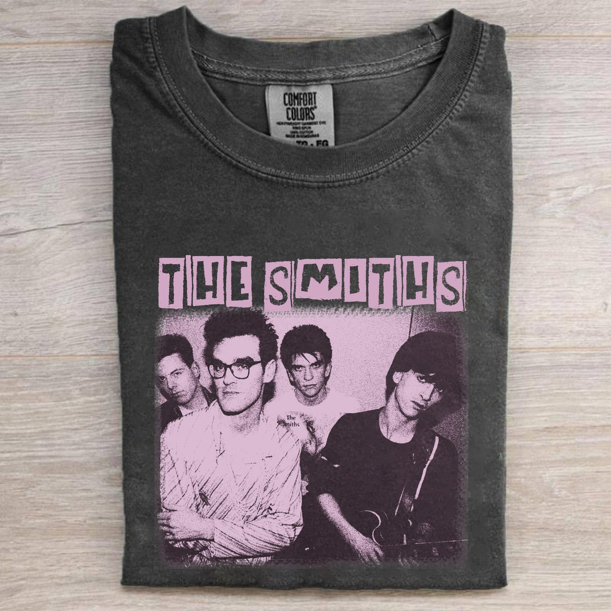 Vintage Retro The Smiths Music Graphic T-Shirt – Indie Band Fan Gift Tee