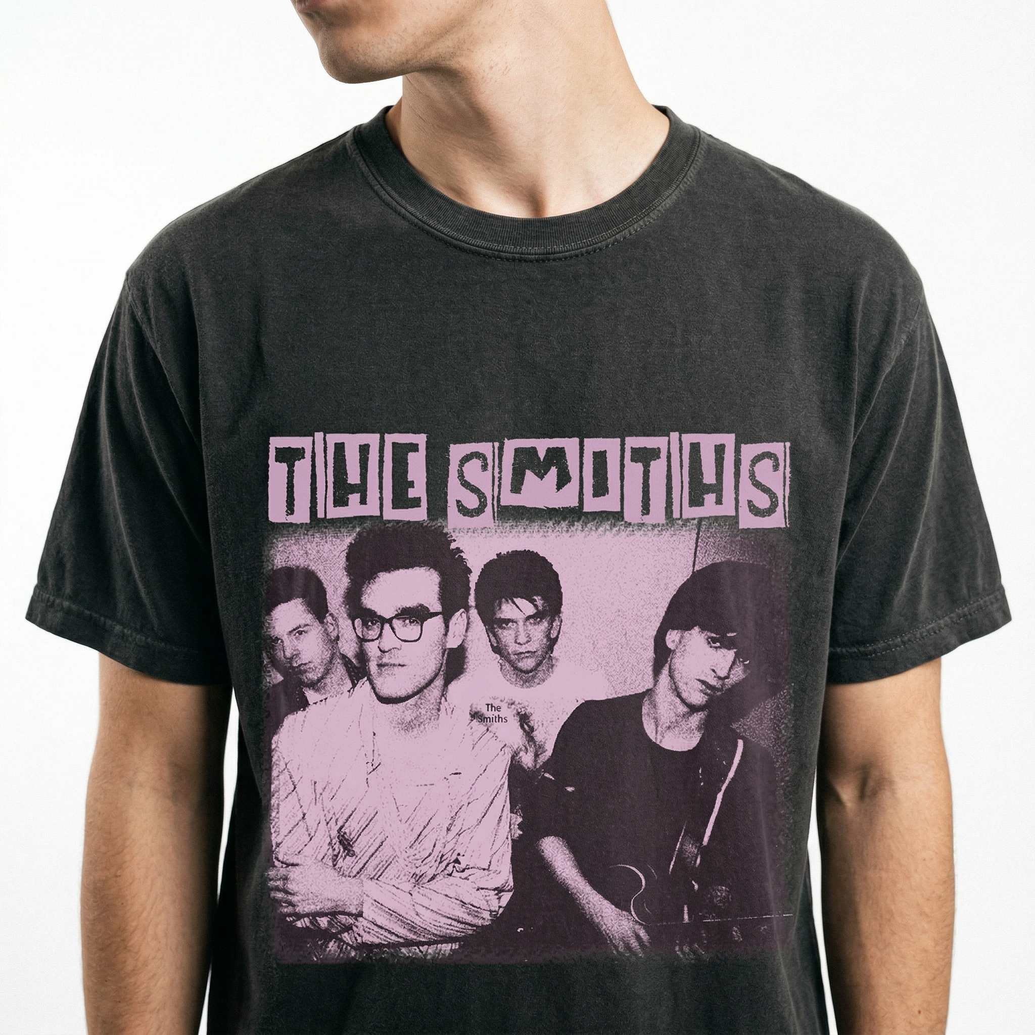 Vintage Retro The Smiths Music Graphic T-Shirt – Indie Band Fan Gift Tee