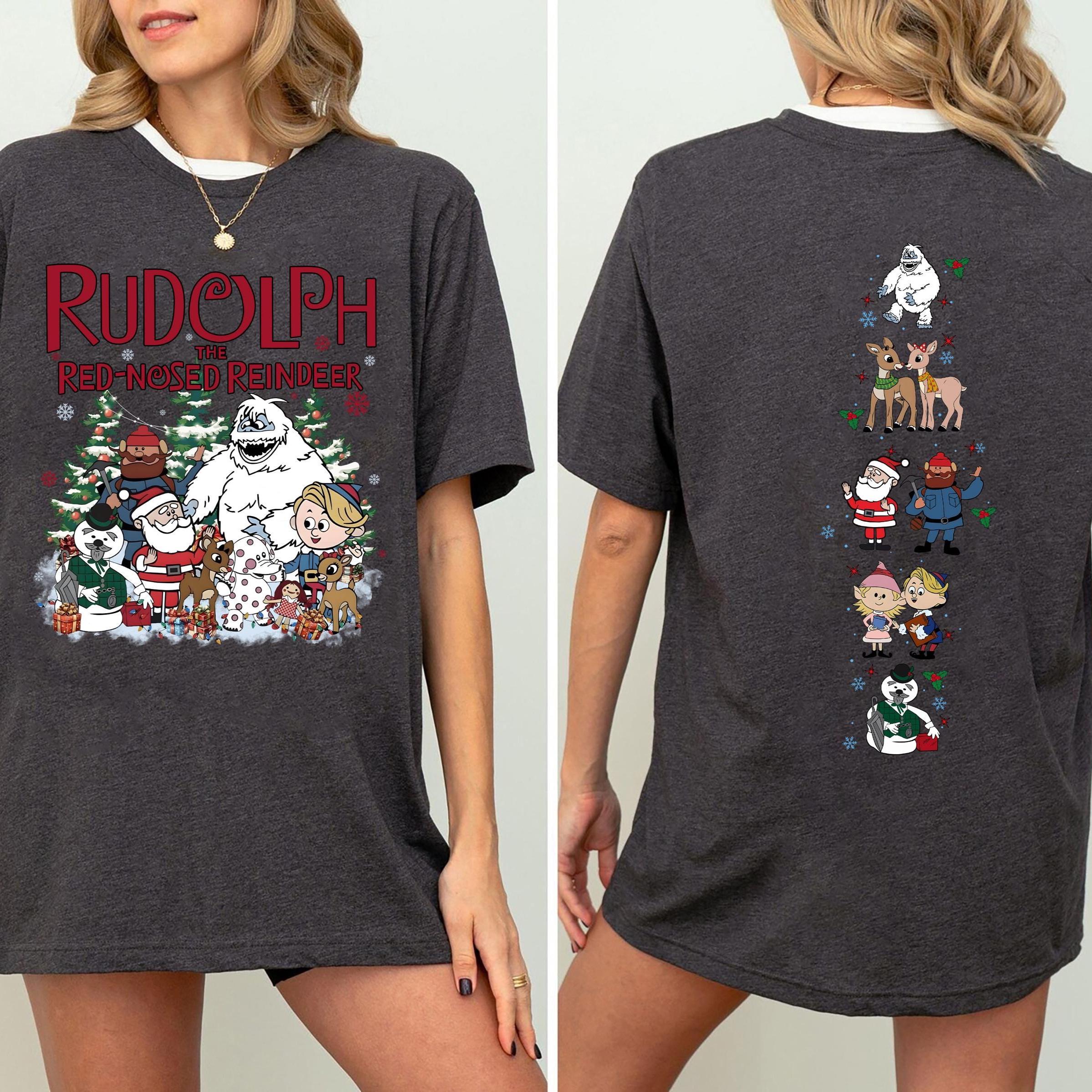 Retro Rudolph Christmas Sweatshirt Vintage Reindeer Movie Crewneck Funny Holiday Gift Shirt