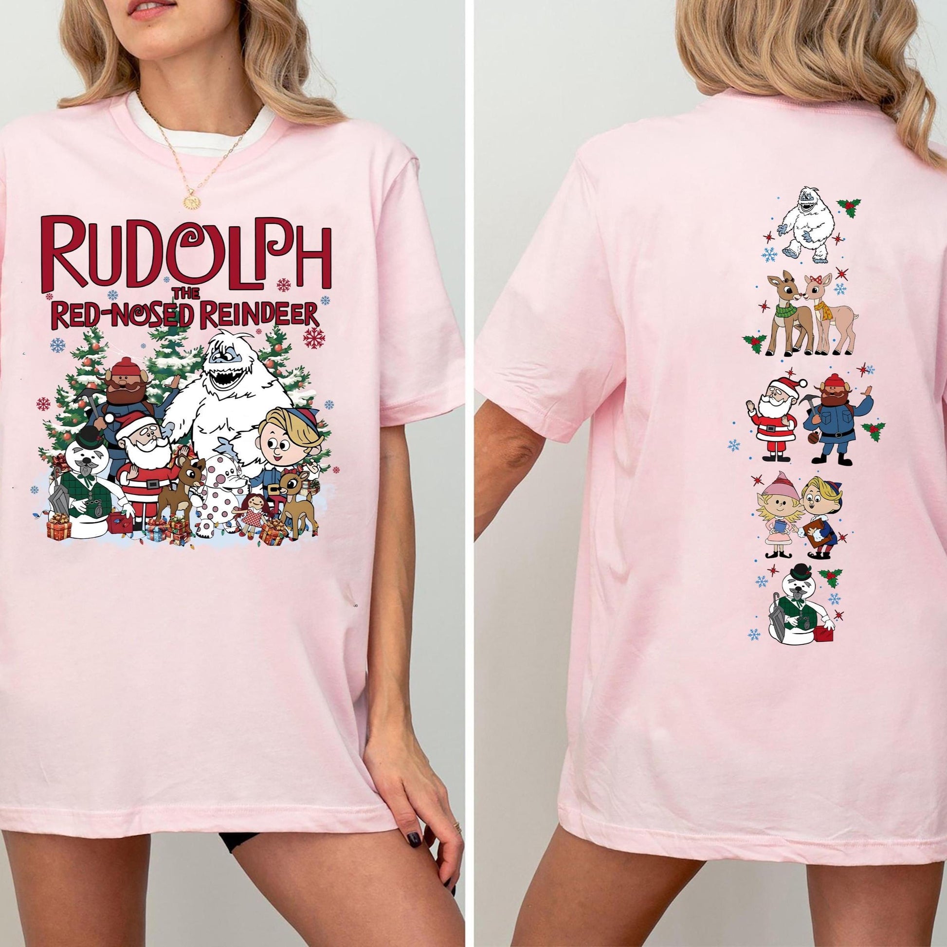 Retro Rudolph Christmas Sweatshirt Vintage Reindeer Movie Crewneck Funny Holiday Gift Shirt