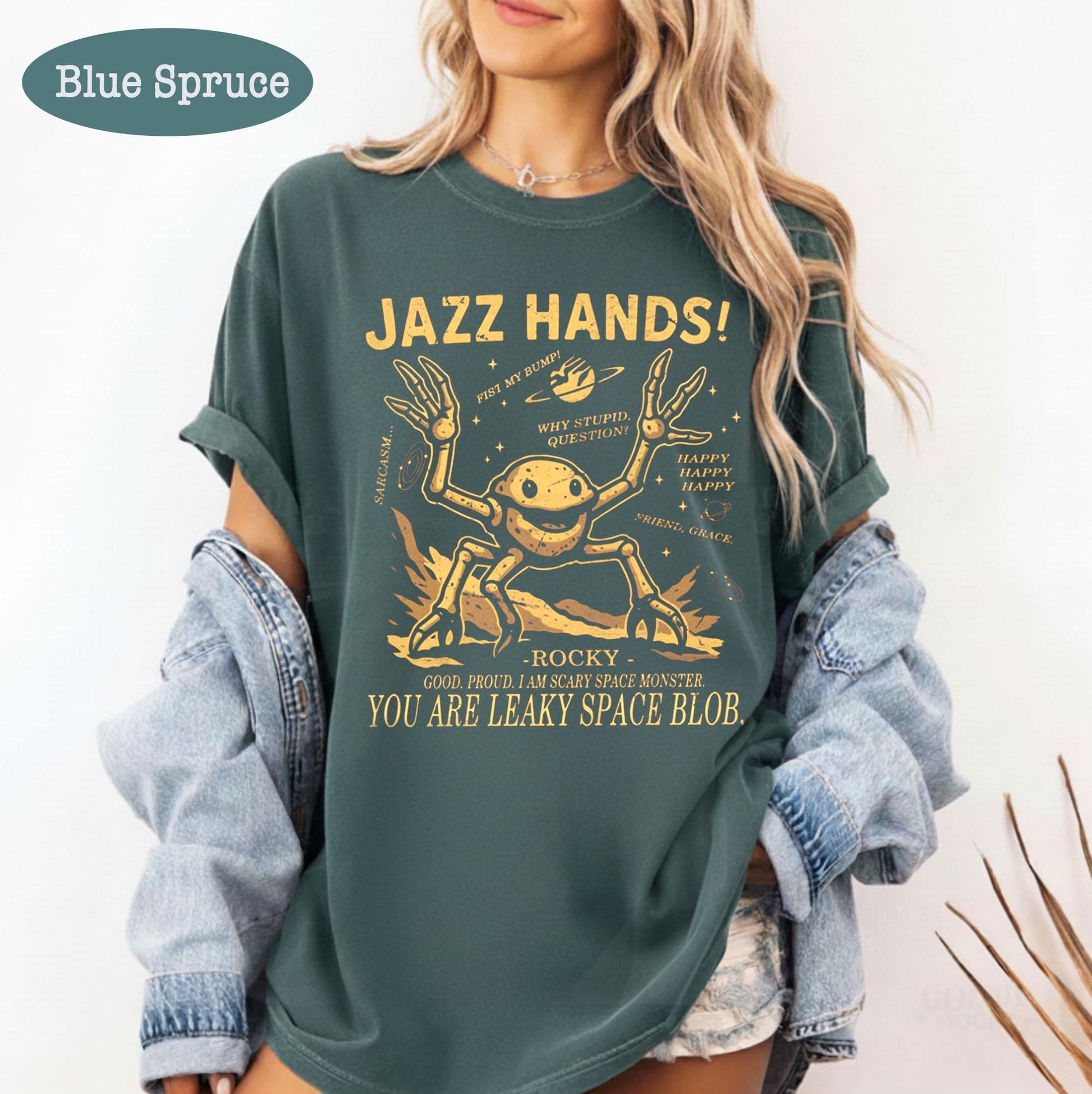 Vintage Sci-Fi Alien Project Hail Mary Graphic T-Shirt – Funny Space Quote Tee