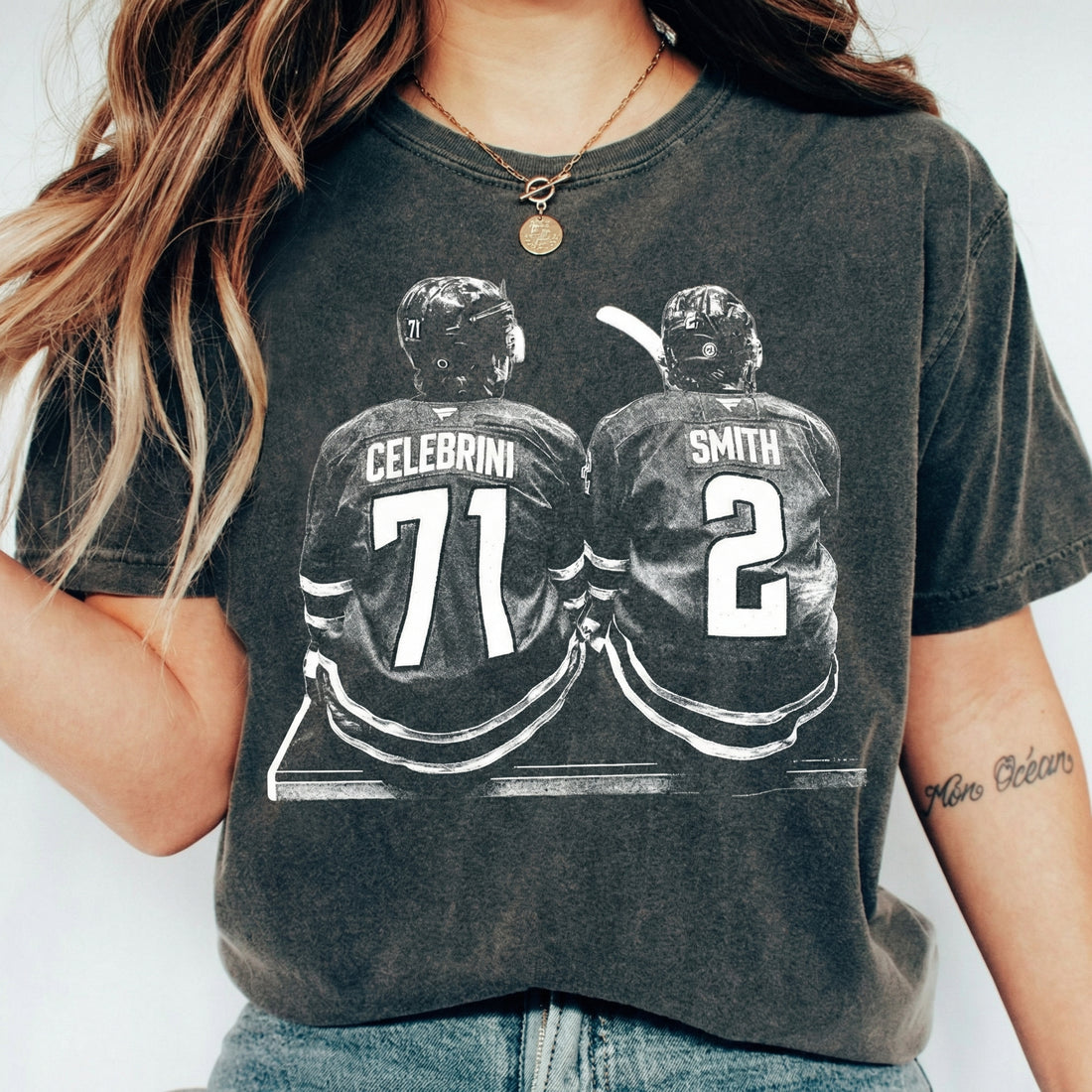 Vintage Smith x Macklin Hockey Graphic T-Shirt – Ice Rink Sports Fan Tee – Unisex Gift